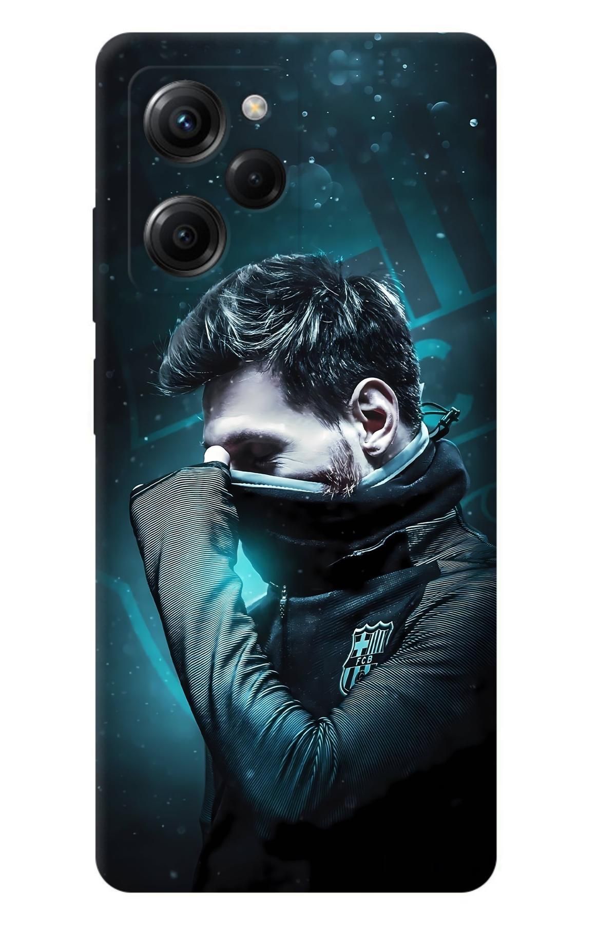 Lopard Xiaomi Poco X5 Pro Cover Kılıf Covers 14 Lionel Messi PosterYeşil