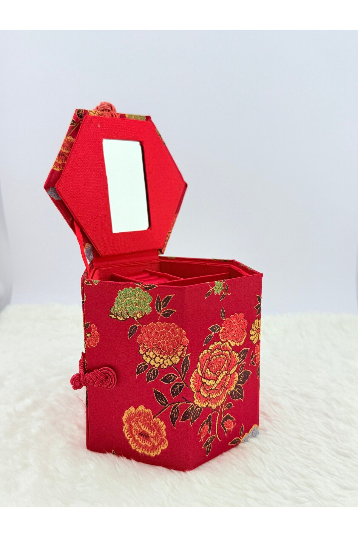 BRIDEIST WEDDING CO Kırmız Özel Tasarım Takı Kutusu / Hediyelik Kutu / Nedime Hediye Kutusu / Takı Kutusu