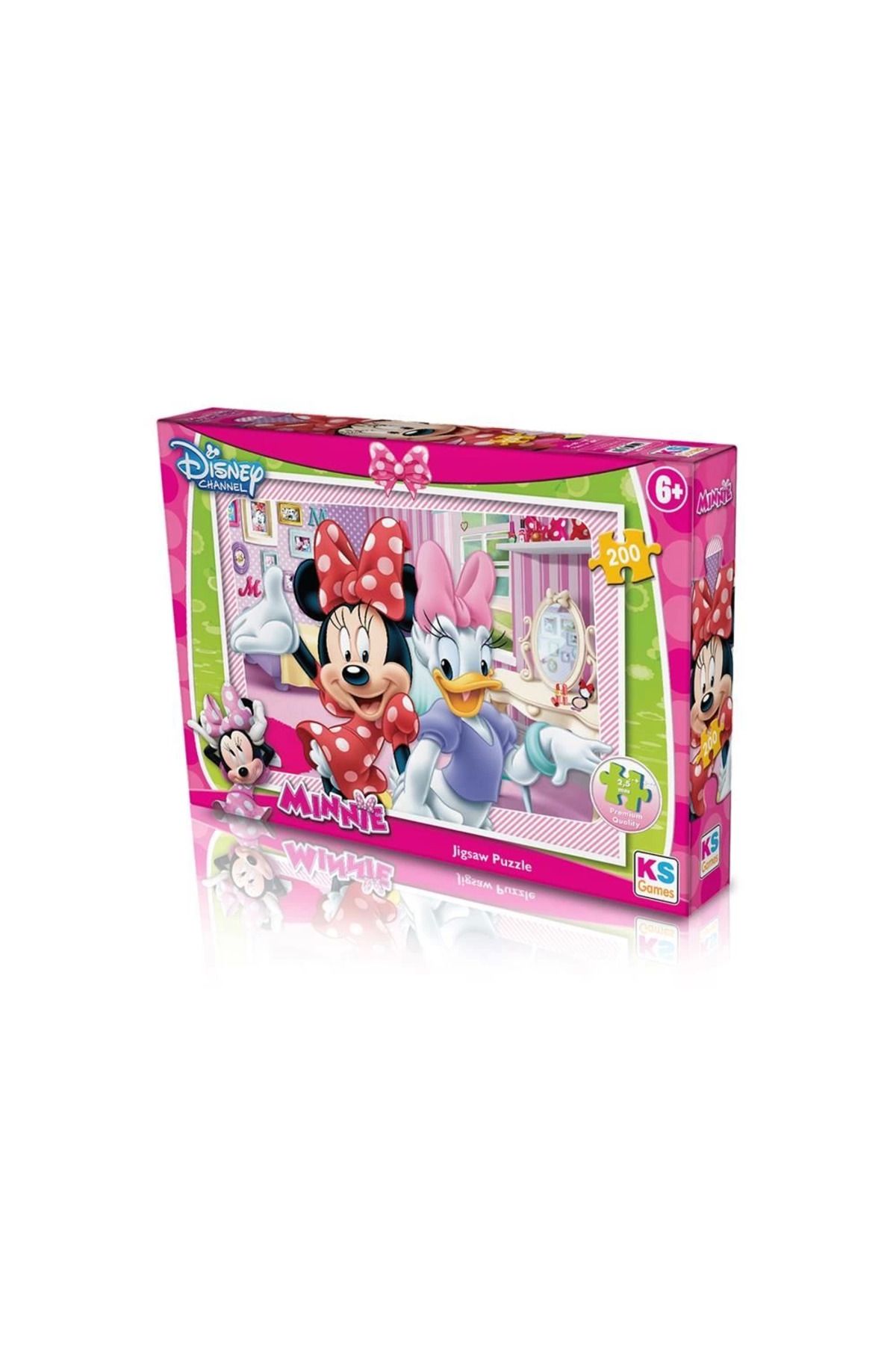 Angoravi Ks Games 200 Parça Minnie Çocuk Puzzle