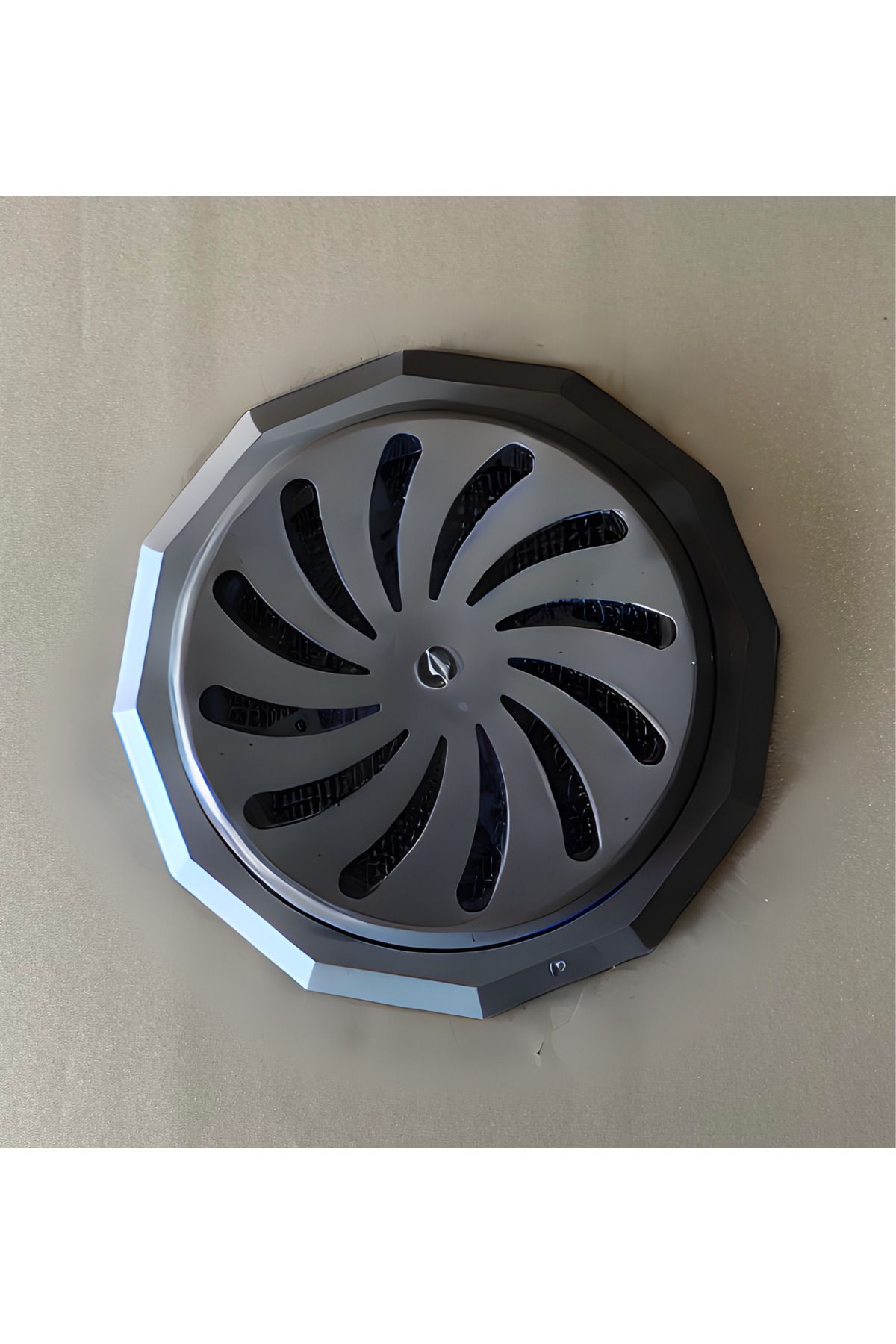 ERPLASSAN Doğalgaz AYARLI Havalandırma Cam Menfezi Siyah,Soğuk Hava Engelleyen AÇ-KAPA Ayarlı Cam Ventilasyonu