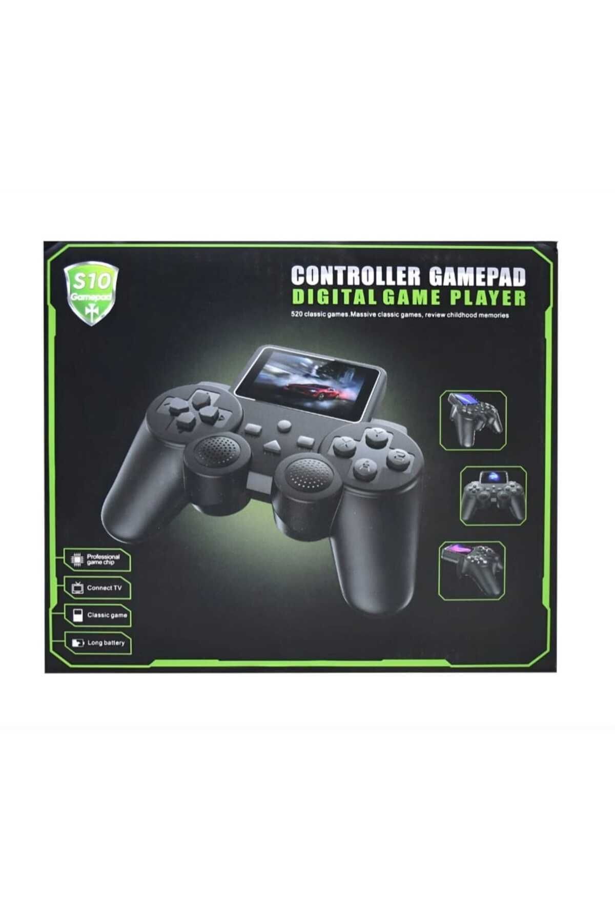 Generic-S10 Classic Game Stick with Ultra HD Screen and Dual Player Gamepad Built-in 520 Classic Games 5
