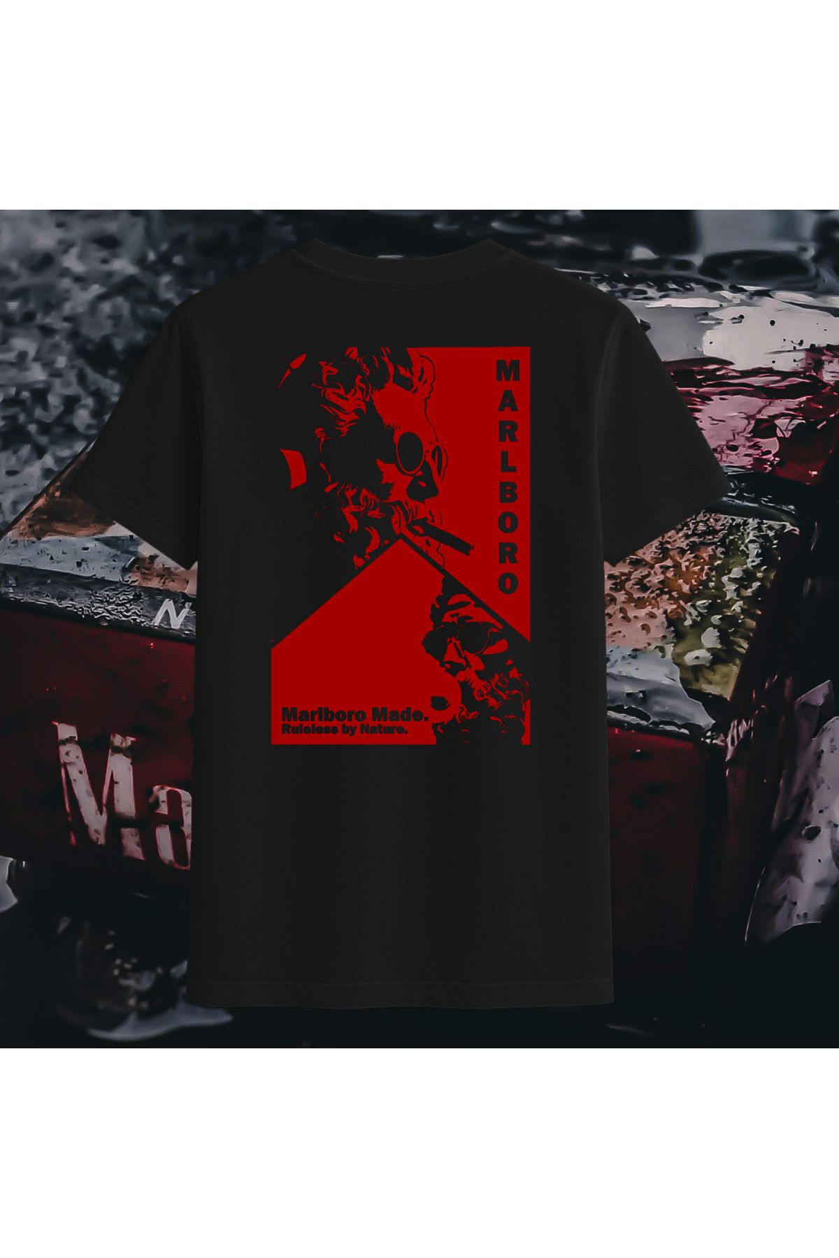 Vigor Wear Sırt Baskılı Oversize T-shirt