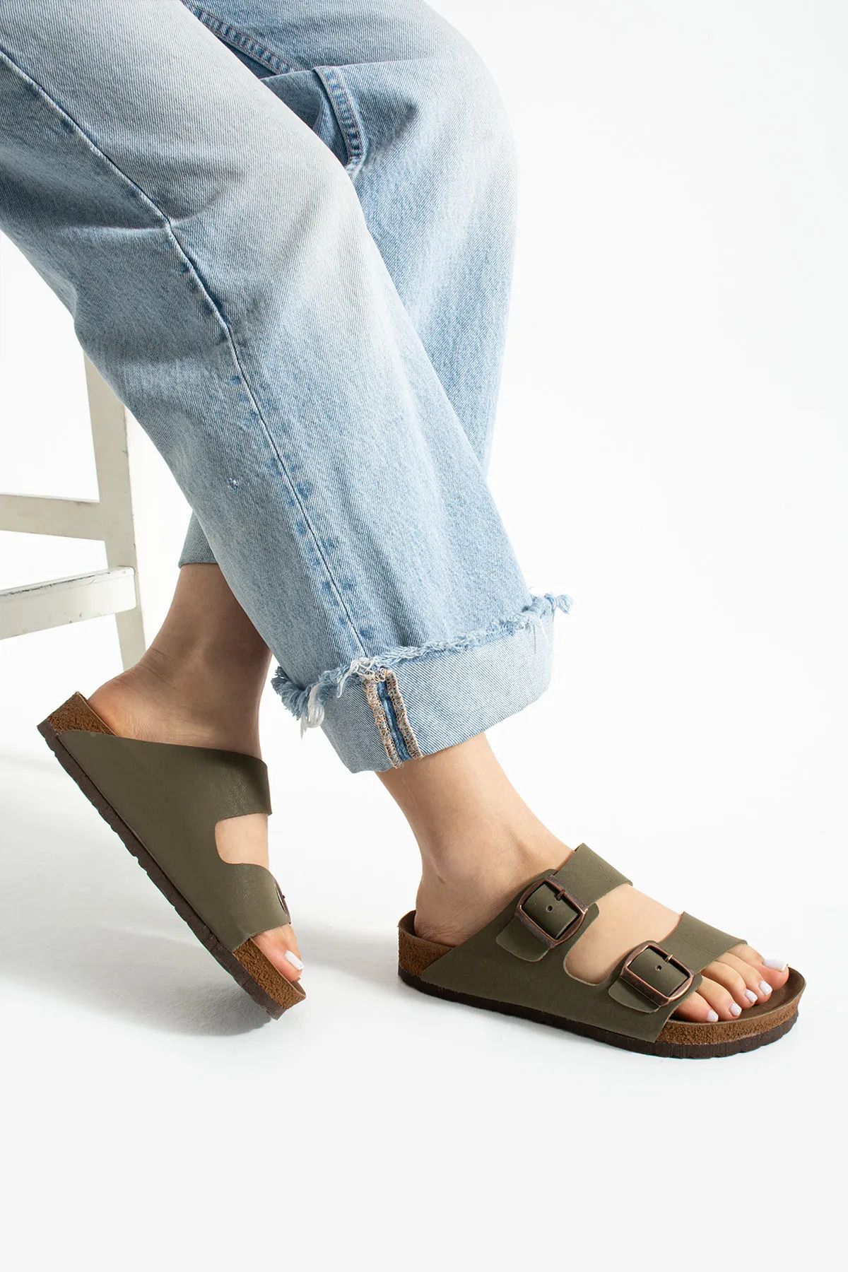 Magia Comfort Birken Model Ortopedik Çift Toka Terlik