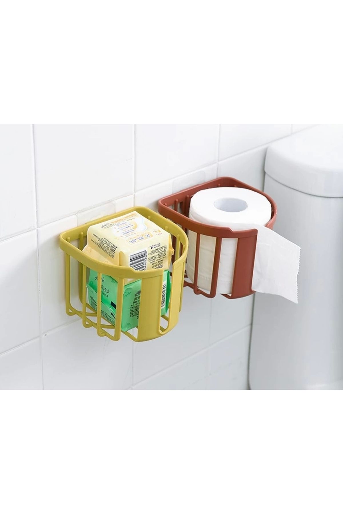 TTT Yapışkanlı Çok Fonksiyonlu Banyo Organizeri BEYAZ