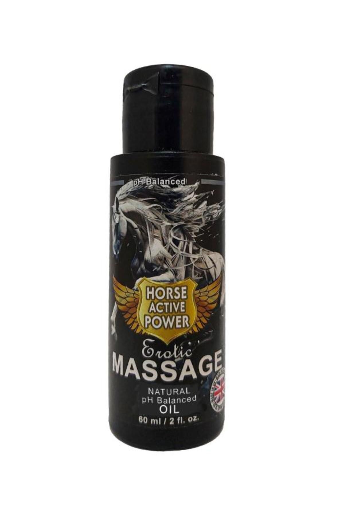Butik Horse Active Power Rahatlatıcı Fantezili Etkilerde Vücut Masaj Yağı 60 ml 1 Adet