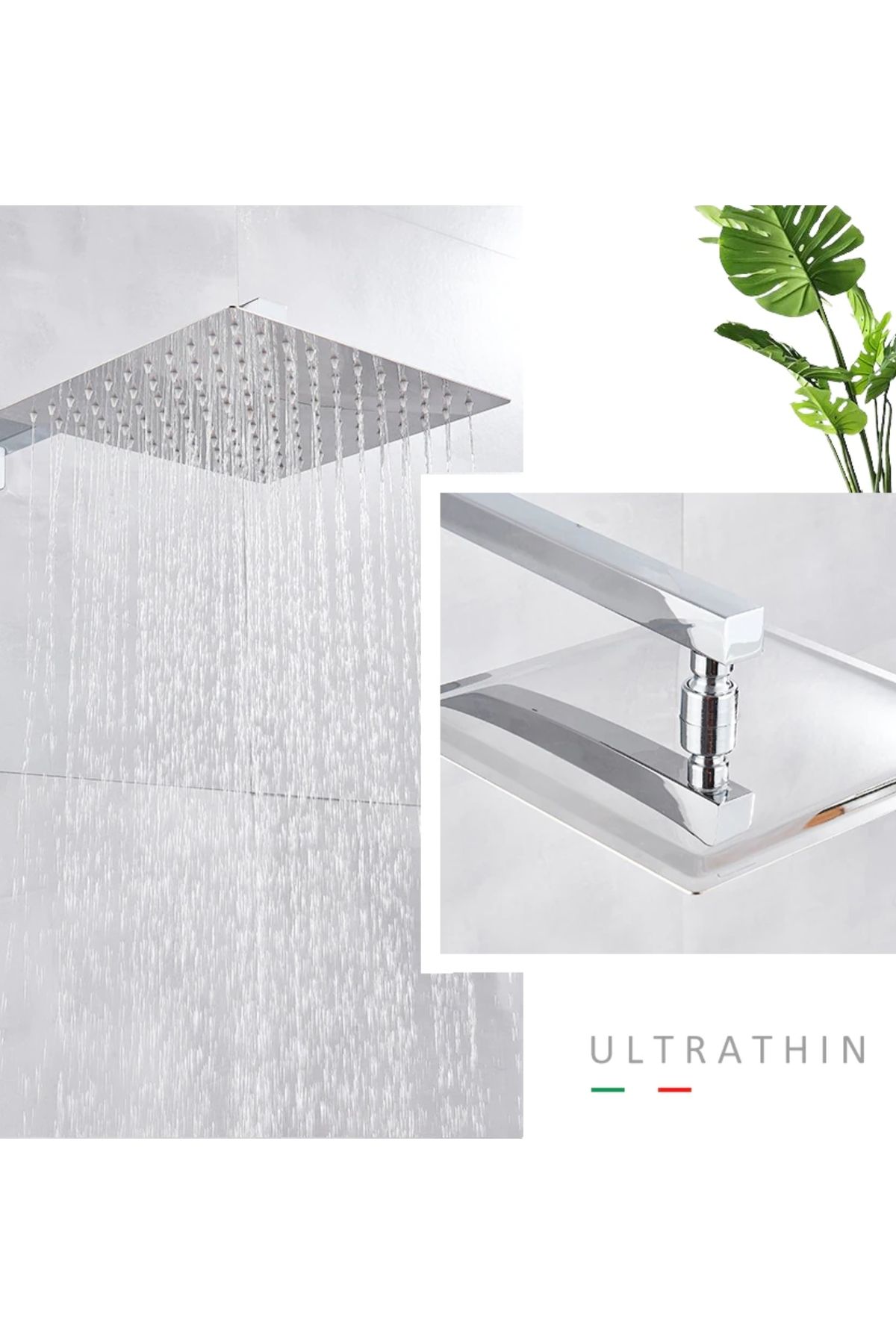 Blackswan Design-Set baterie dus, Blackswan, Tip M73.53 Smart, model crom, dimensiune 40 cm 5