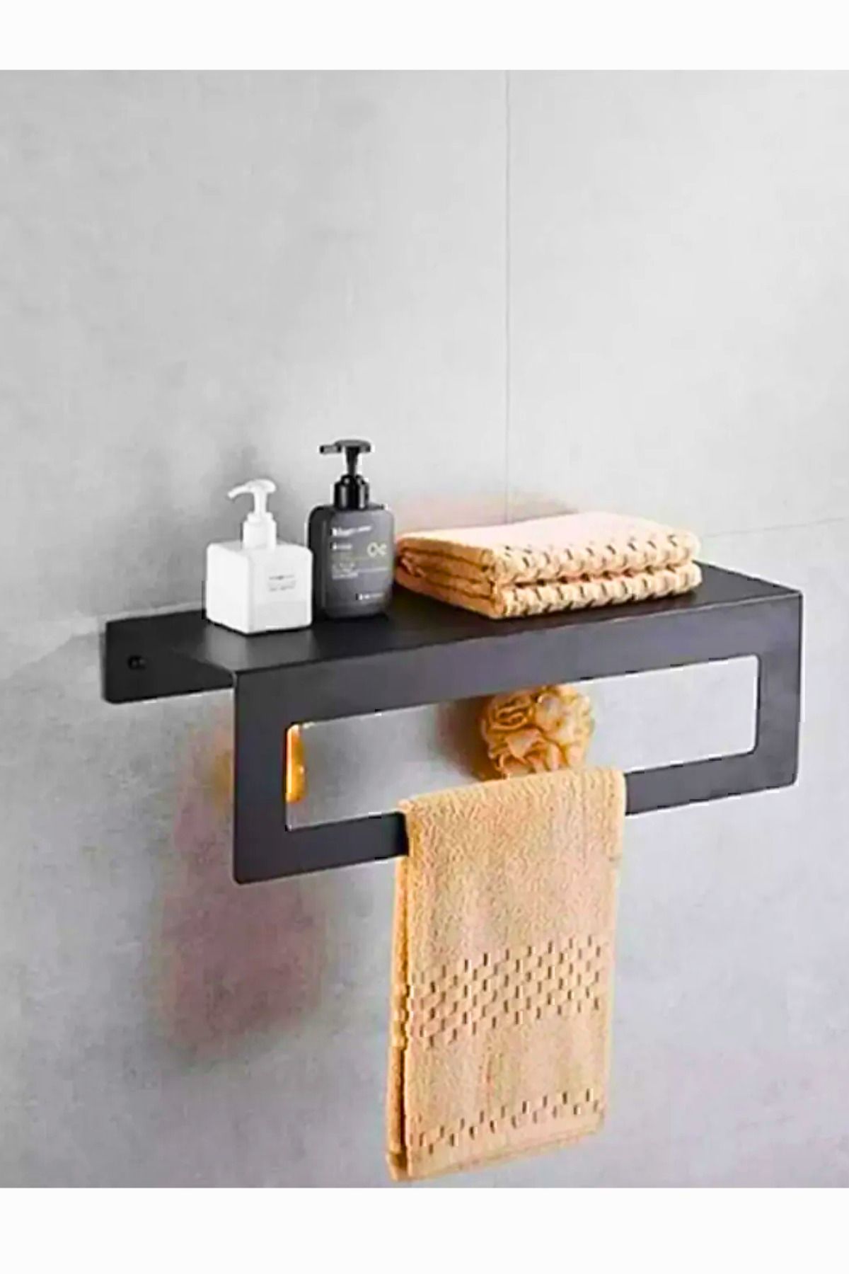 incirop Havlu Tutacağı Raf Metal Havlu Askı Mutfak Banyo Havluluk