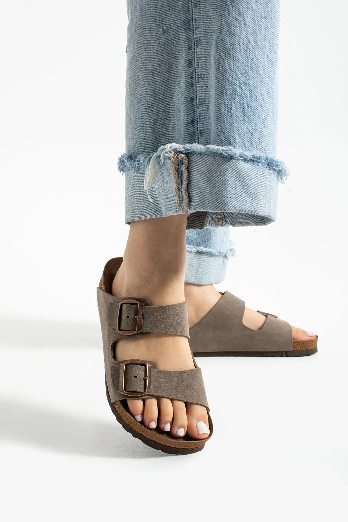 Magia Comfort Birken Model Ortopedik Çift Toka Terlik