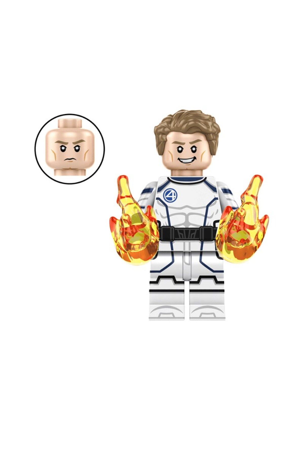 myminitoys Süper Kahraman mini figür Human Torch (Space Suit) J-009