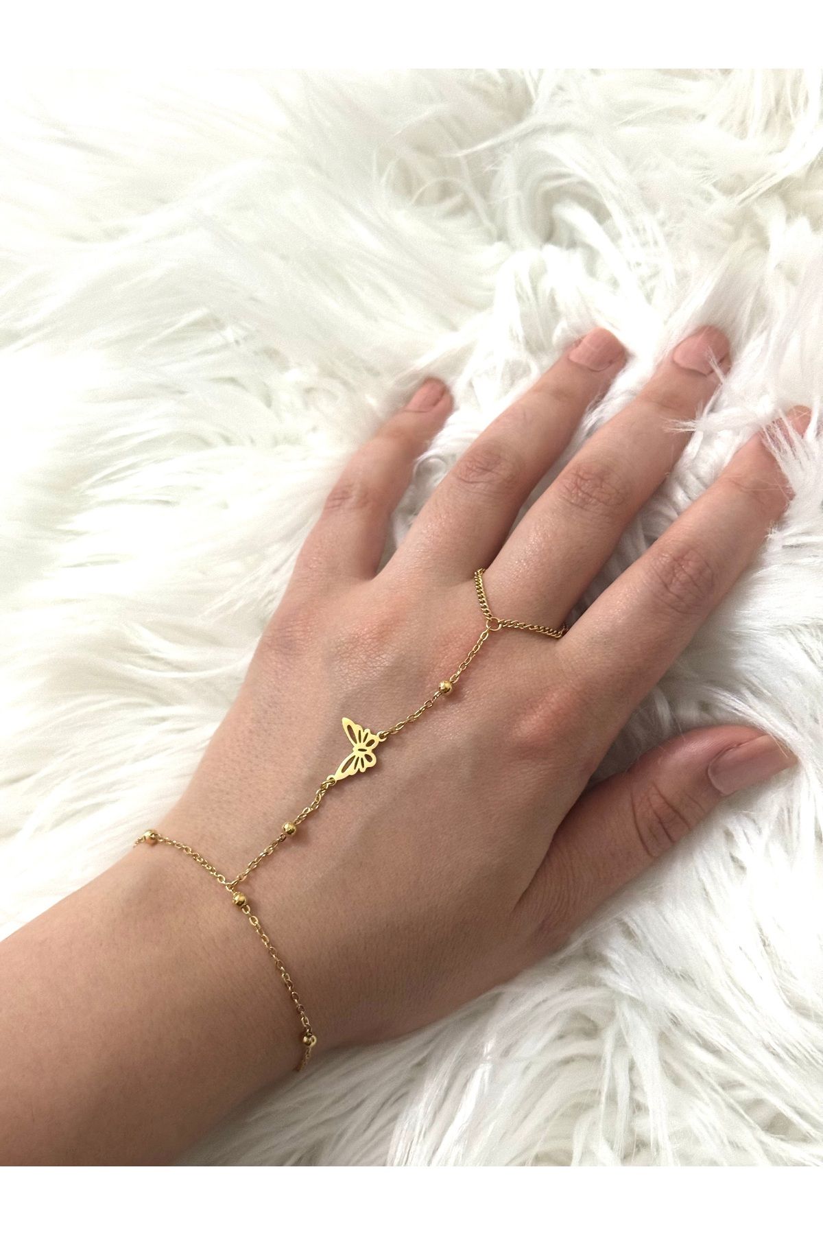 XUPING JEWELRY 18K kelebek detaylı gold çelik şahmeran paslanmaz kararmaz