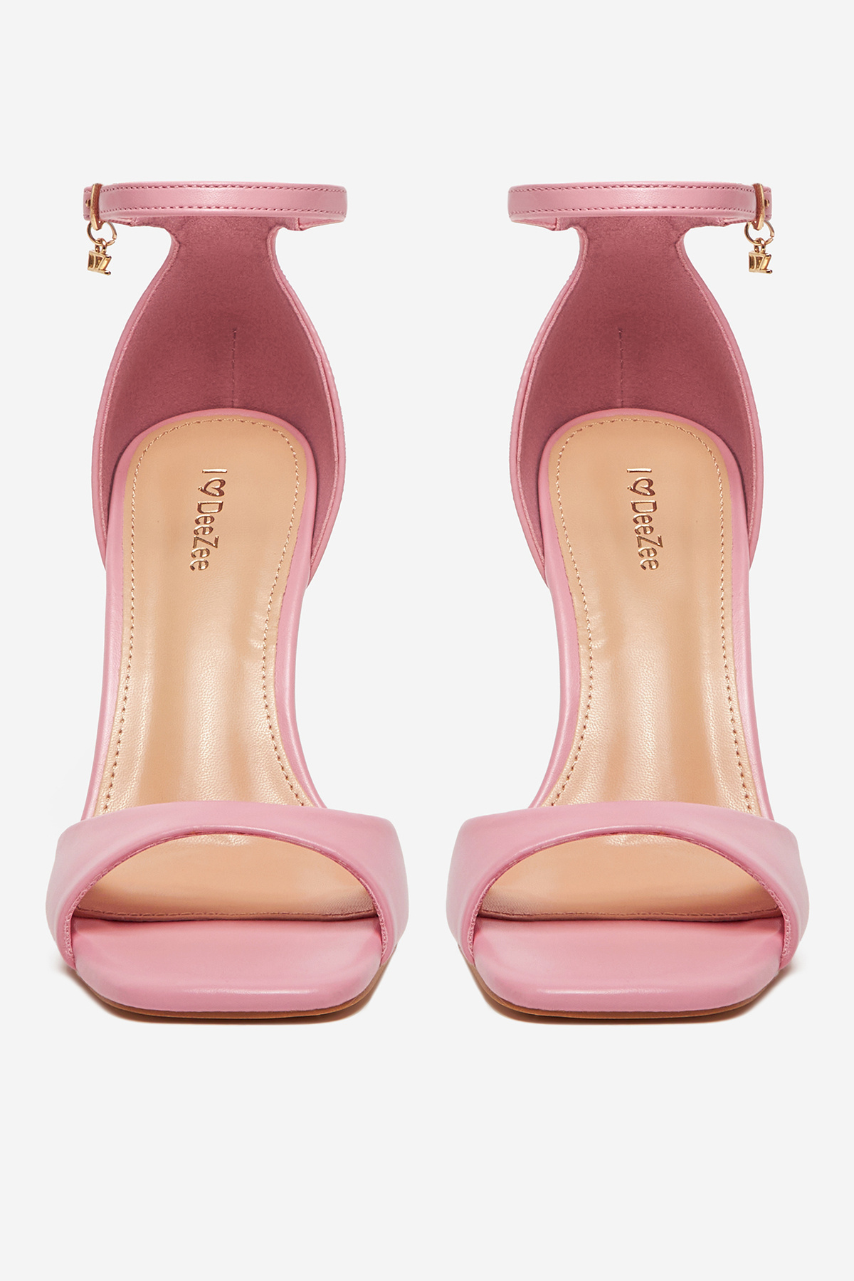 DeeZee-Women's High Heel Sandals Low Pink Stiletto 37 3