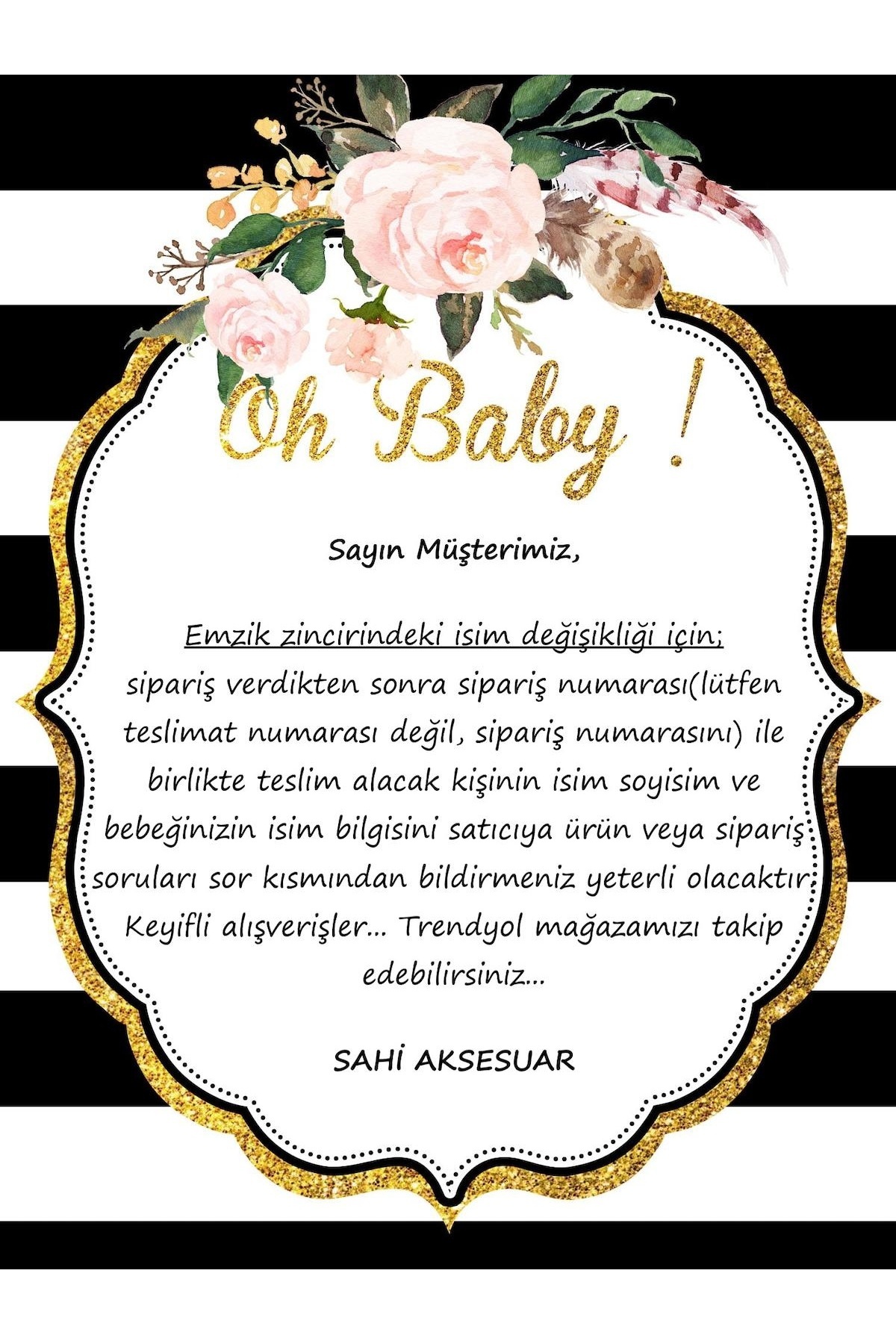 Sahi Aksesuar İsimli Bebek Emzik Zinciri ve İsimli Bebek Künye Seti BEZYI747 fotoğrafı 2 (önizleme)