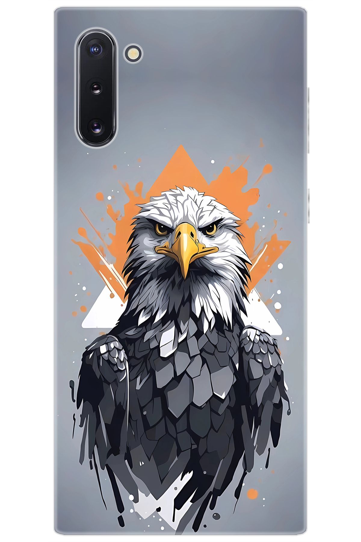 Ceppare Samsung Galaxy Note 10 (SM-N970F) Uyumlu Kılıf Desenli Silikon Kartal STK:639 CP-MGzEdOh