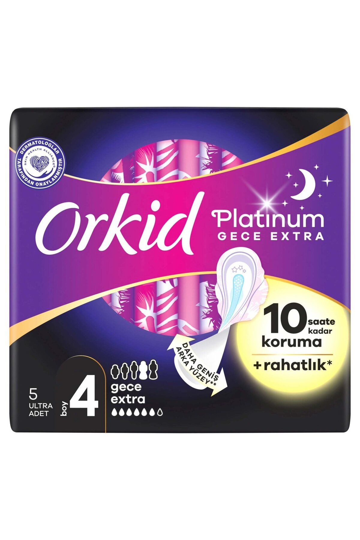 Orkid Platinum Tekli Paket Gece Ekstra 5'li