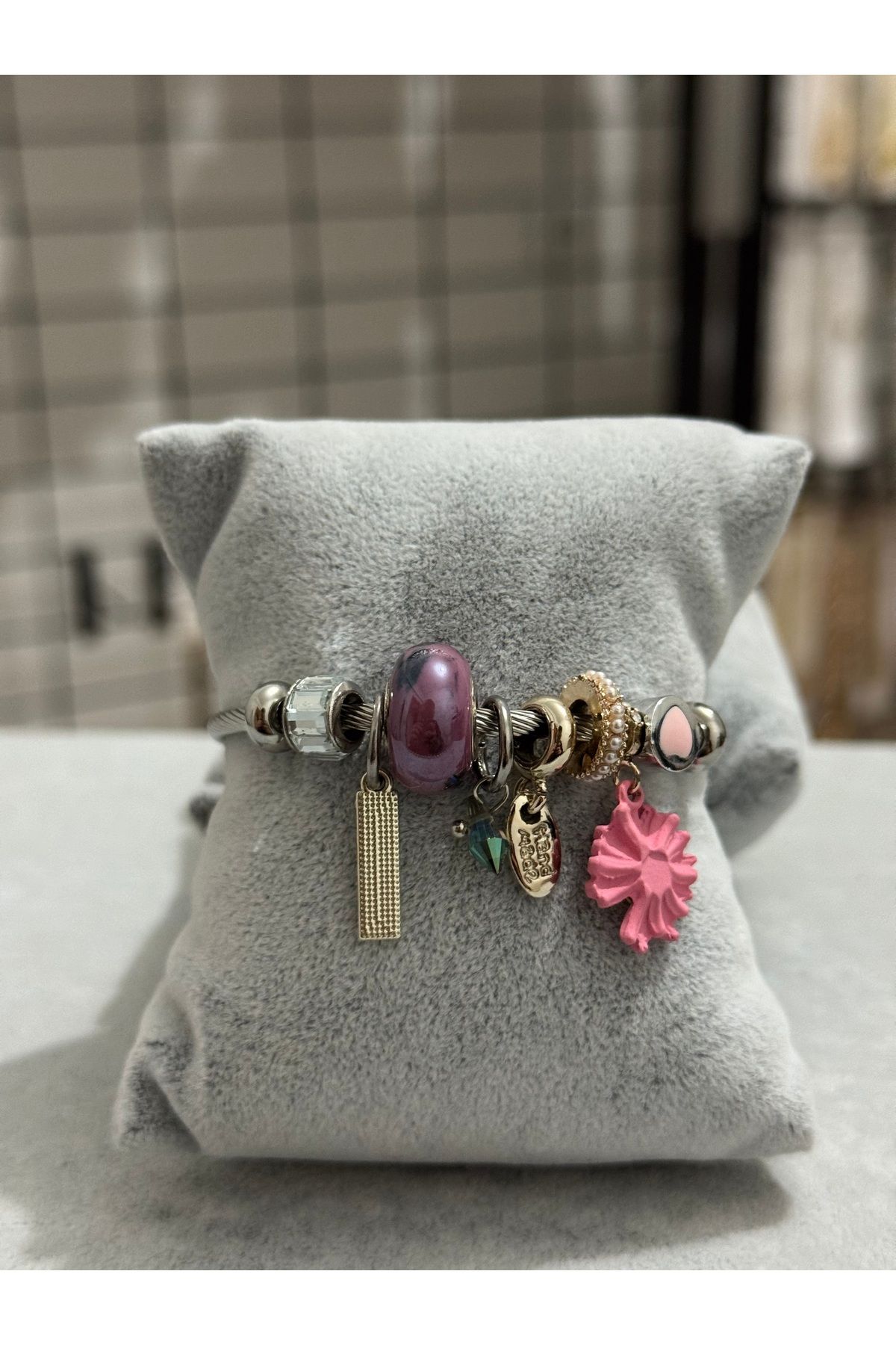 XUPING JEWELRY 18K CHARM ÇELİK BİLEZİK PASLANMAZ KARARMAZ