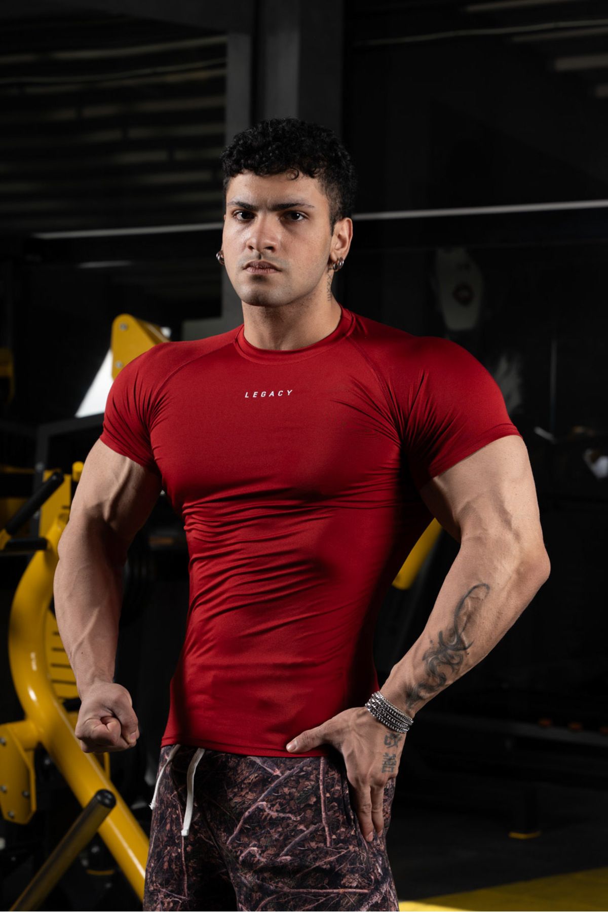 LEGACY'S ROAD Performance Kısa Kollu Compression T-shirt