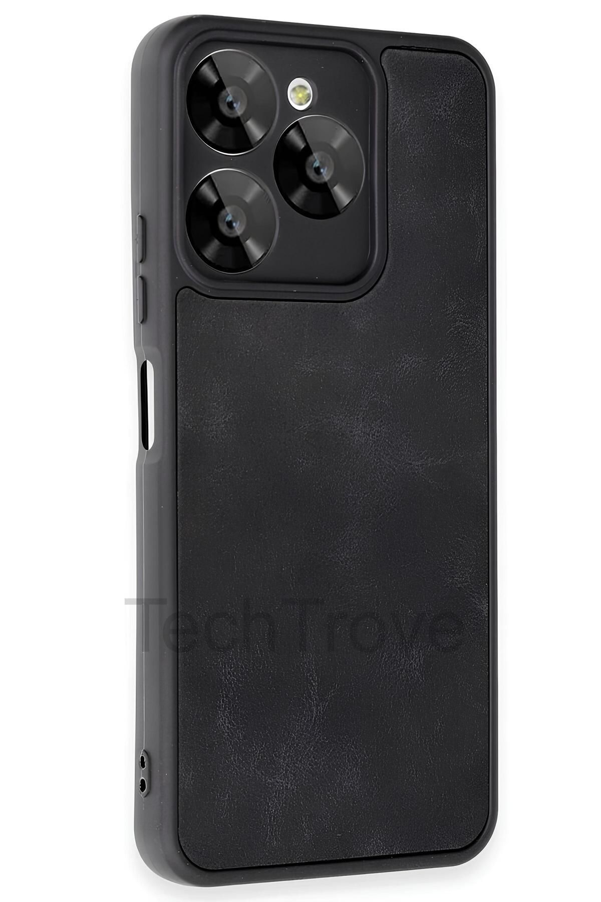 TechTrove General Mobile Era 50 Kılıf Premium Deri Dokulu Ekstra Darbe Korumalı Kapak