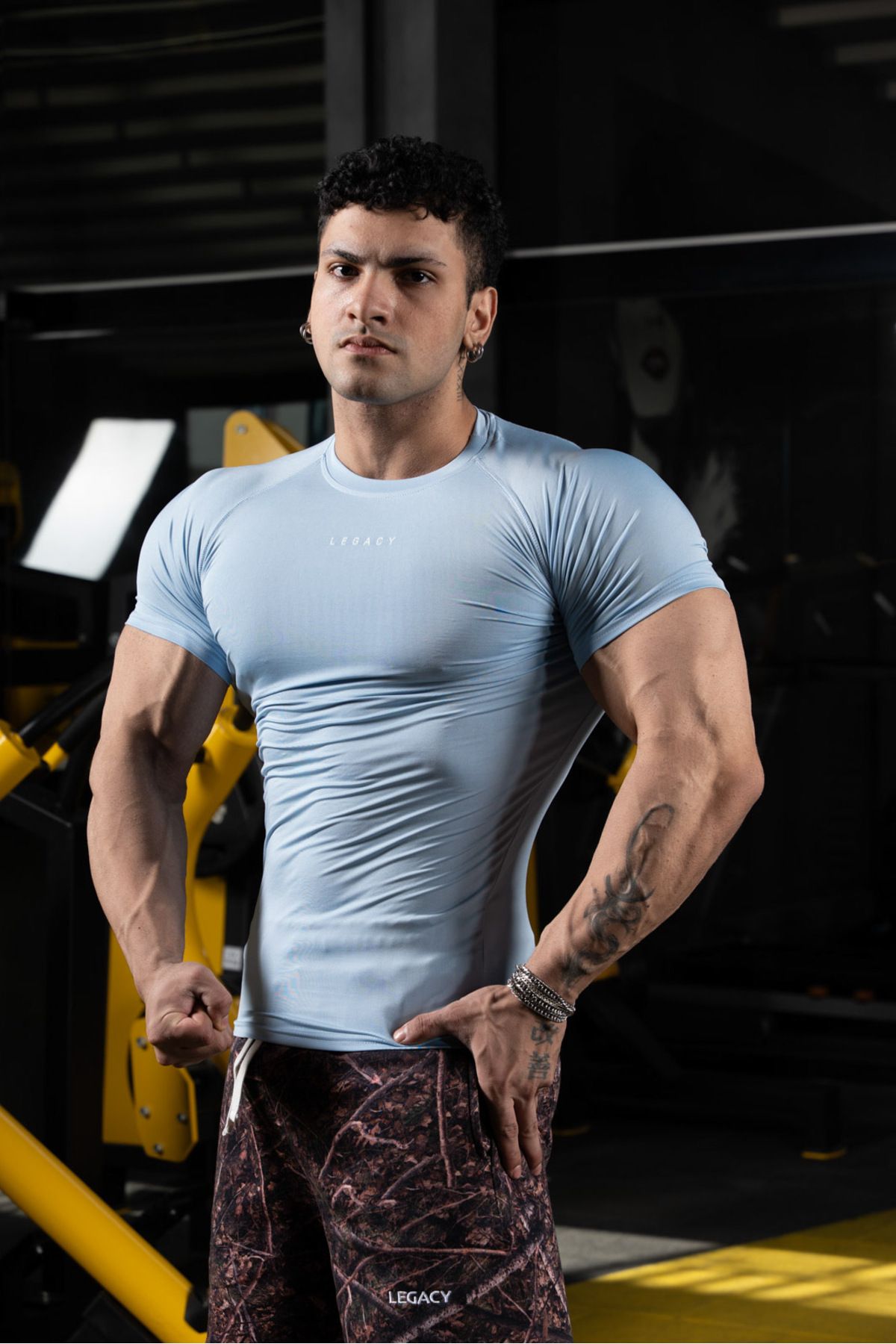 LEGACY'S ROAD Performance Kısa Kollu Compression T-shirt