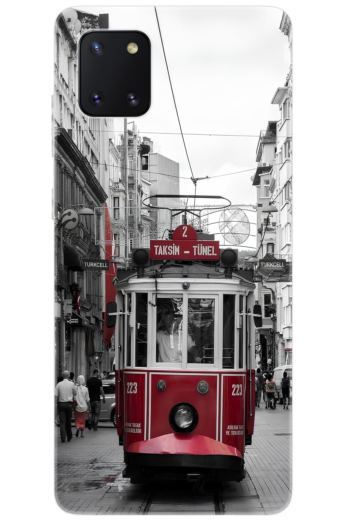 Ceppare Samsung Galaxy Note 10 Lite (SM-N770F) Uyumlu Kılıf Desenli Silikon Tramvay STK:691 CP-YXS4Zav