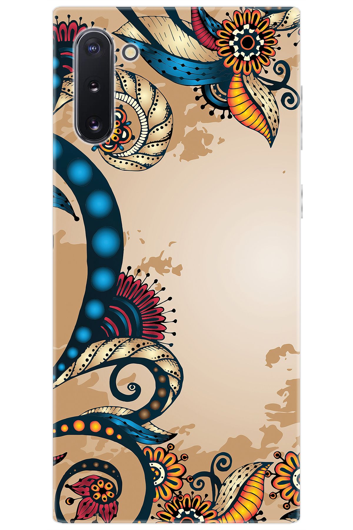 Ceppare Samsung Galaxy Note 10 (SM-N970F) Uyumlu Kılıf Desenli Silikon Vektör Tasarım STK:536 CP-lCCWOJ4