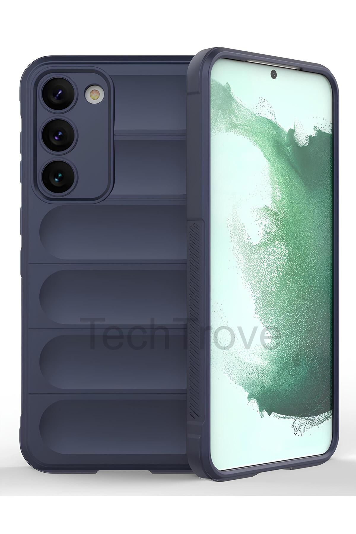 TechTrove Samsung Galaxy S23 Plus Kılıf Elde Kaymaz İçi Kadife Silikon Kapak