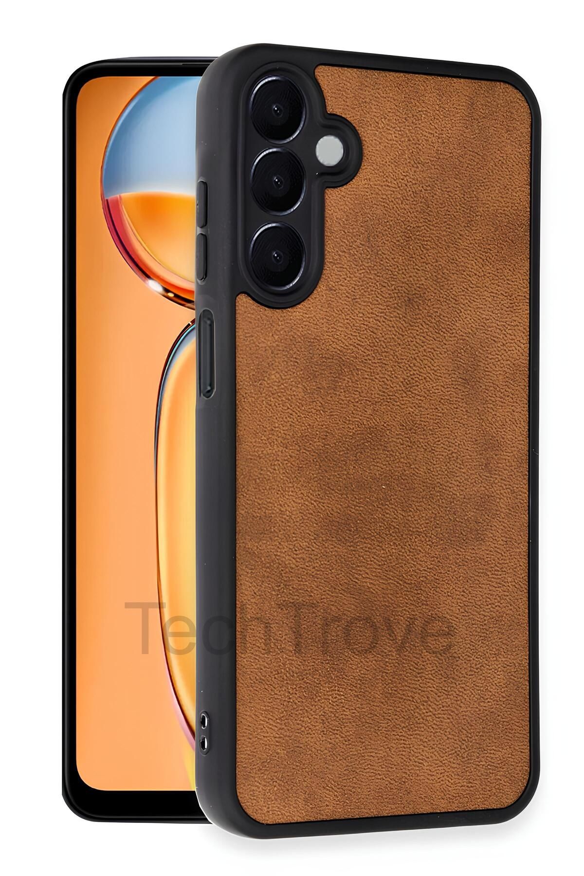 TechTrove Samsung Galaxy A56 Kılıf Premium Deri Dokulu Ekstra Darbe Korumalı Kapak