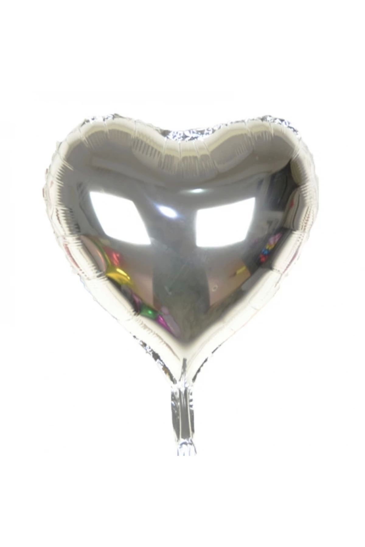 TTT Gümüş Rengi Uçan Folyo Balon 80 Cm.