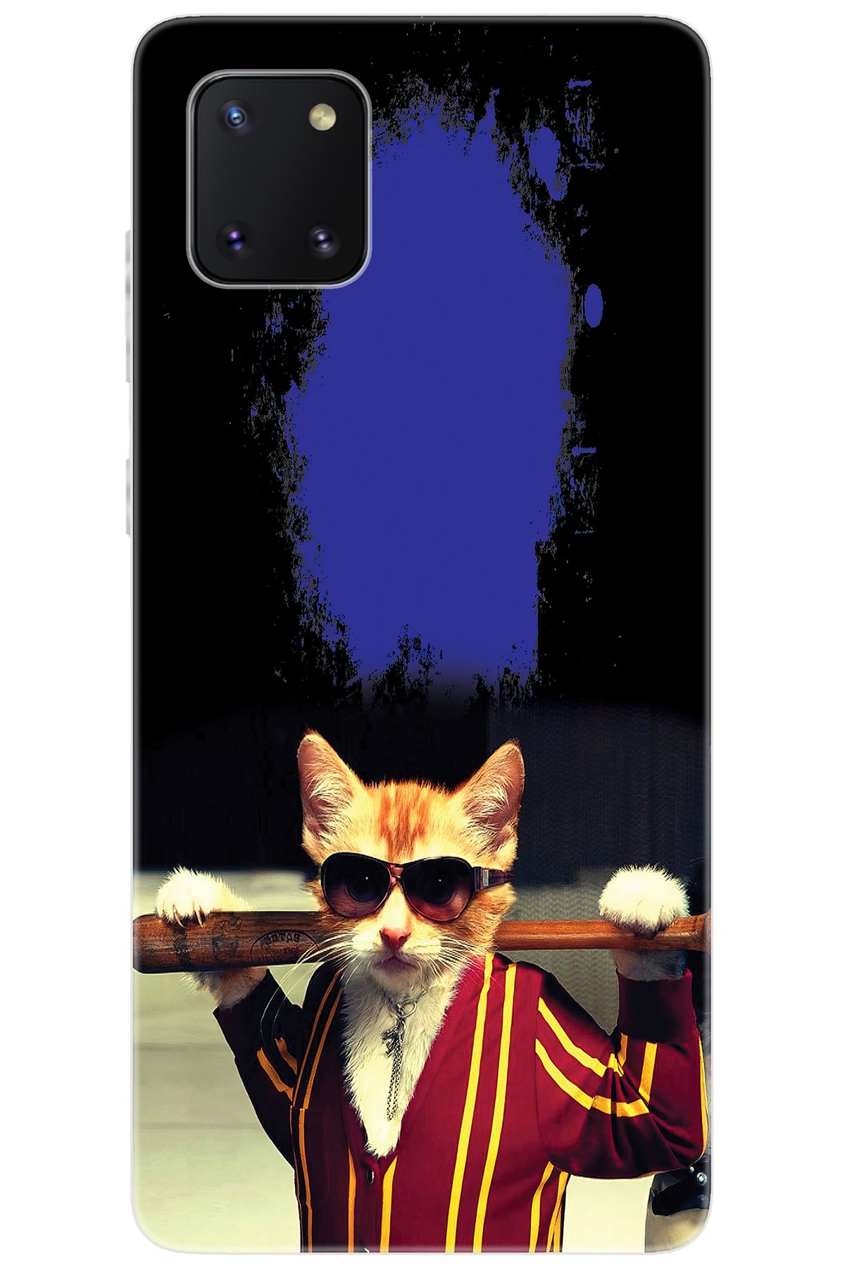 Ceppare Samsung Galaxy Note 10 Lite (SM-N770F) Uyumlu Kılıf Desenli Silikon Artist Kedi STK:481 CP-r8ReXoR