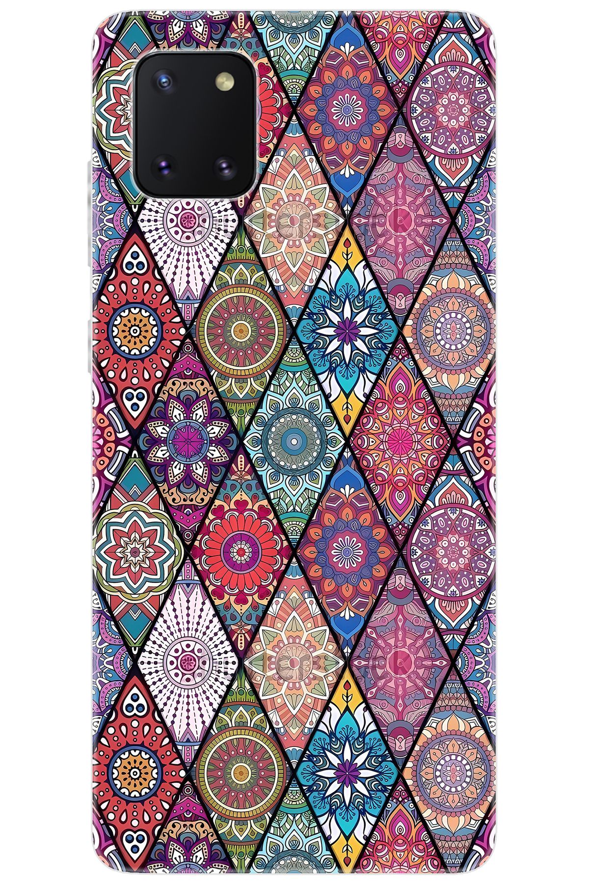 Ceppare Samsung Galaxy Note 10 Lite (SM-N770F) Uyumlu Kılıf Desenli Silikon Kilim Tasarım STK:660 CP-y8Hmywl