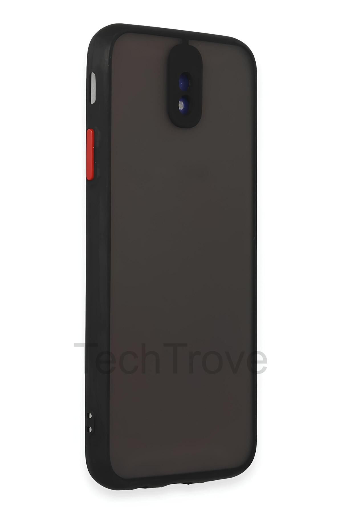 TechTrove Samsung Galaxy J7 Pro Kılıf Darbe ve Kamera Korumalı Lüks Mat Silikon Kapak
