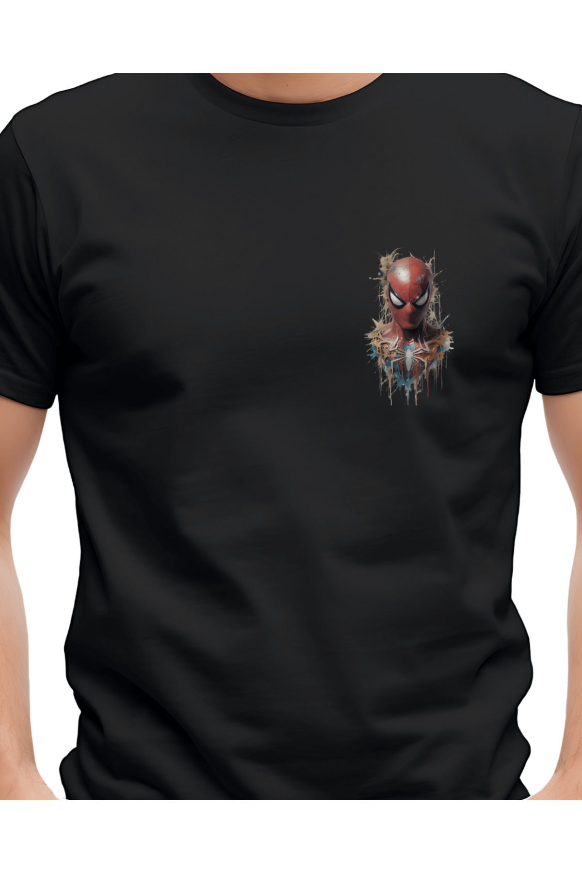 Ebiidesign Spayderman Tasarımlı Baskılı T-Shirt