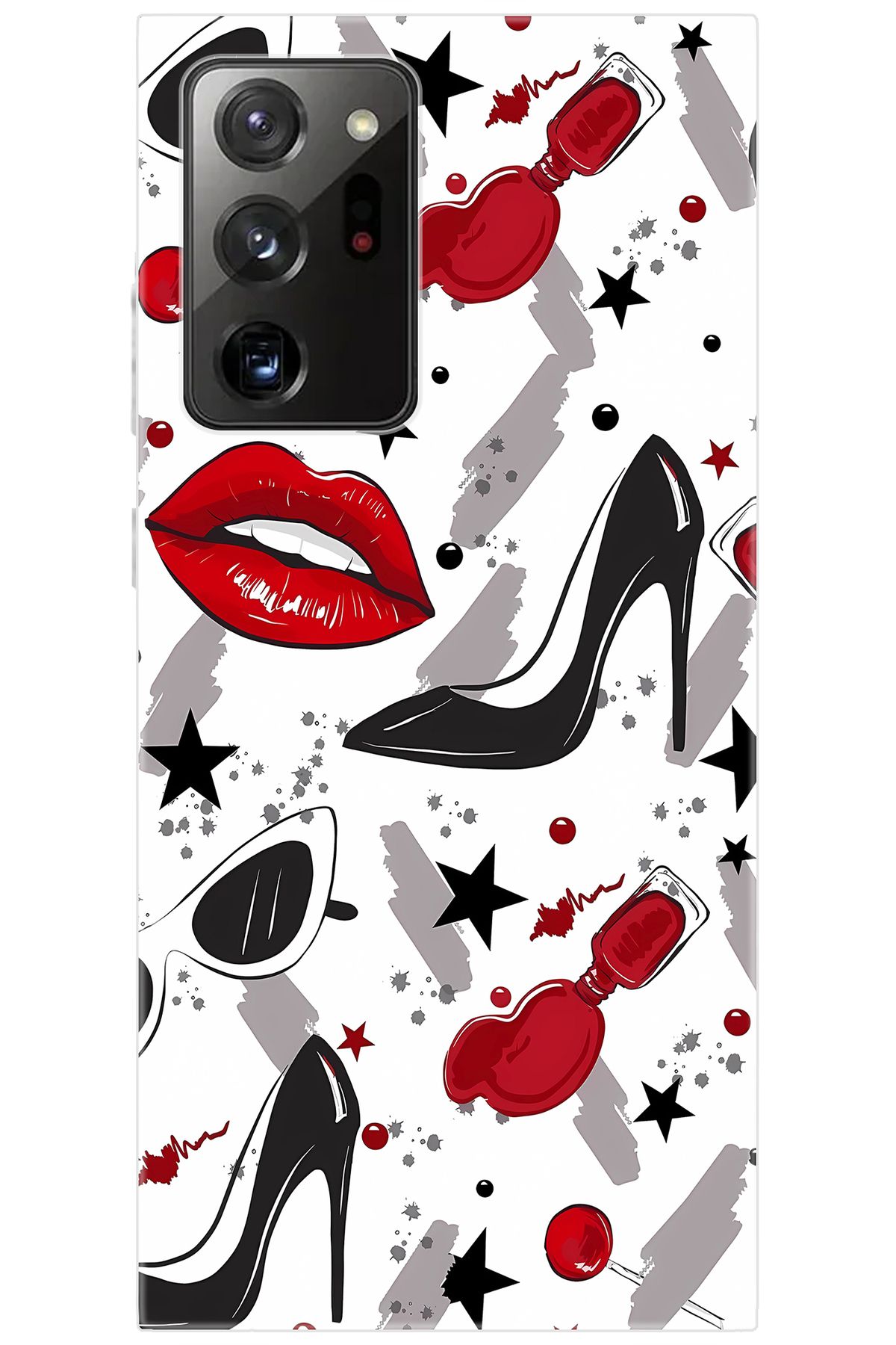 Ceppare Samsung Galaxy Note 20 ULTRA (SM-N985F) Uyumlu Kılıf Desen Silikon Fashion Design STK:676 CP-dnyxVNJ