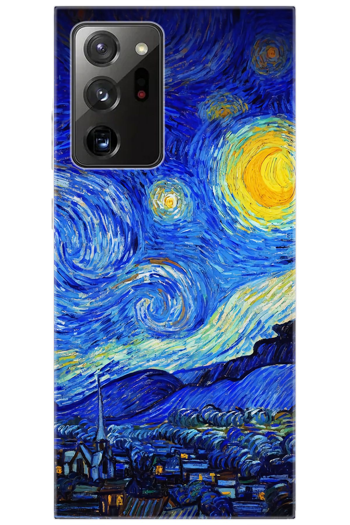 Ceppare Samsung Galaxy Note 20 ULTRA (SM-N985F) Uyumlu Kılıf Starry Night Yıldızlı Gece S:757 CP-FnO99A8