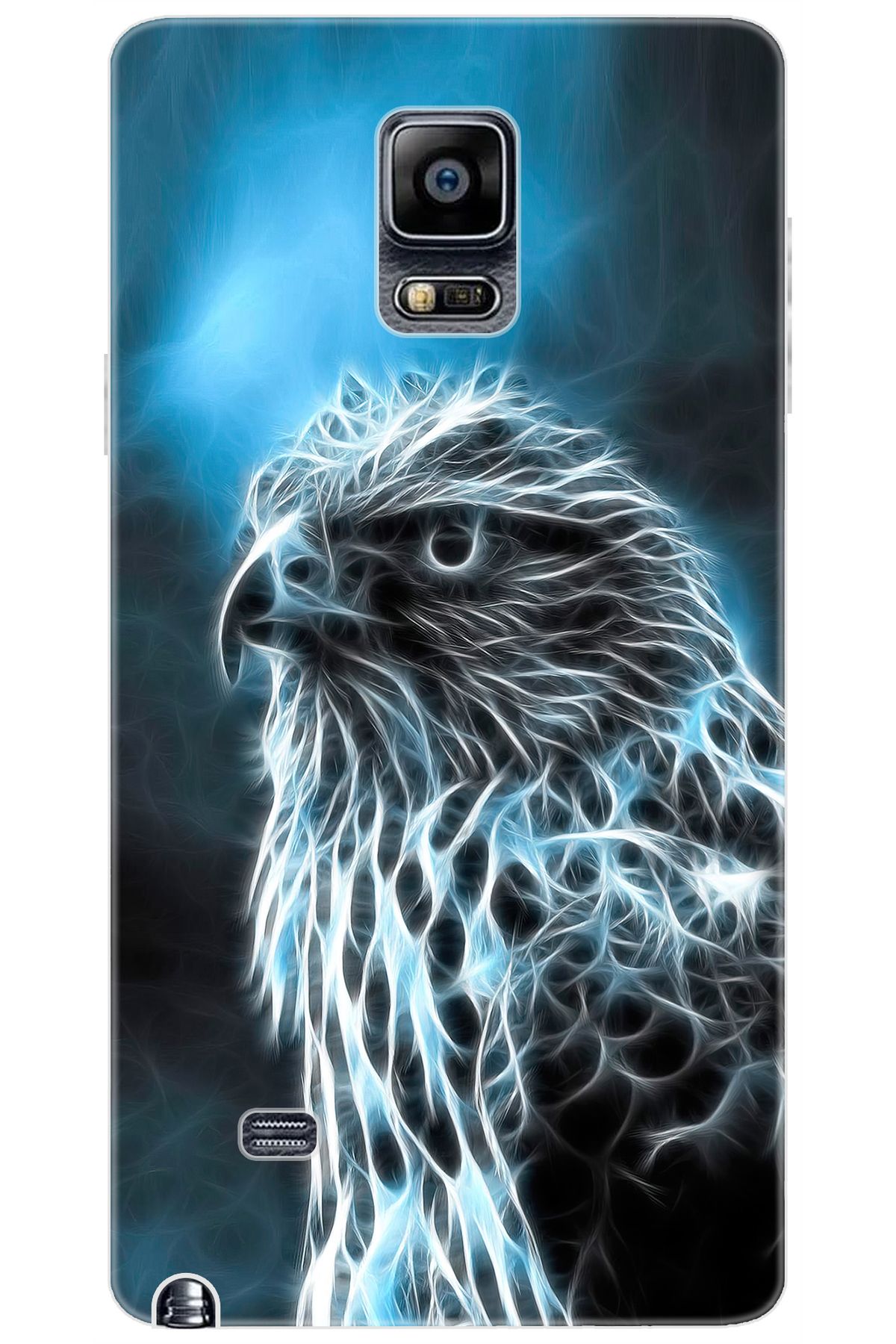 Ceppare Samsung Galaxy Note 4 (SM-N910F) Uyumlu Kılıf Desenli Silikon Şahin STK:196 CP-zE9ha3Z