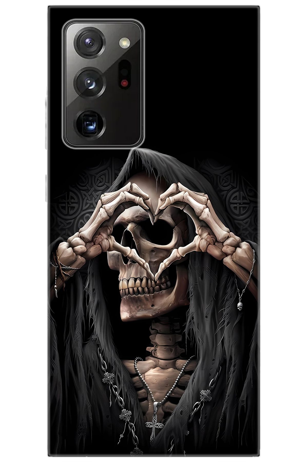 Ceppare Samsung Galaxy Note 20 ULTRA (SM-N985F) Uyumlu Kılıf Desenli Silikon İskelet STK:652 CP-WIT9eAK