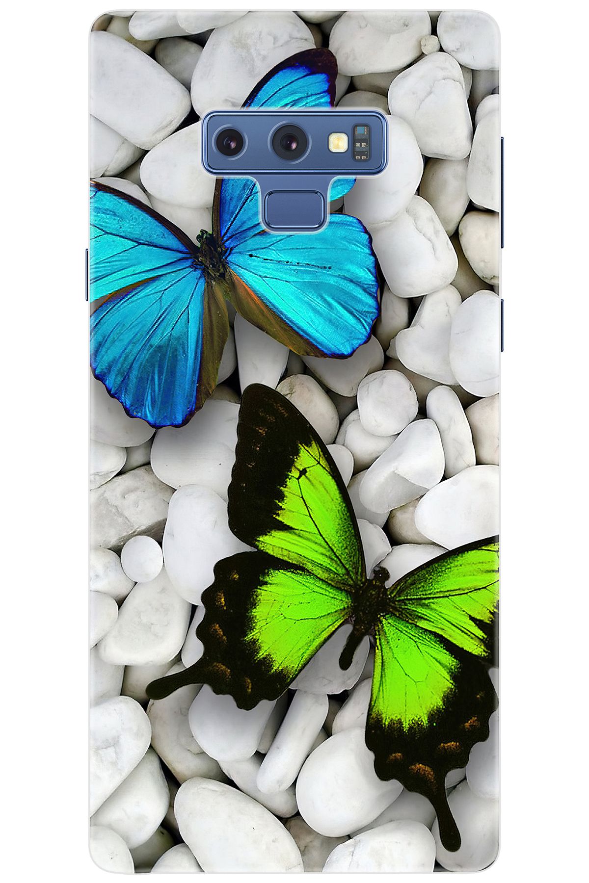 Ceppare Samsung Galaxy Note 9 (SM-N960F) Uyumlu Kılıf Desenli Silikon Kelebekler STK:148 CP-WTo0TJN