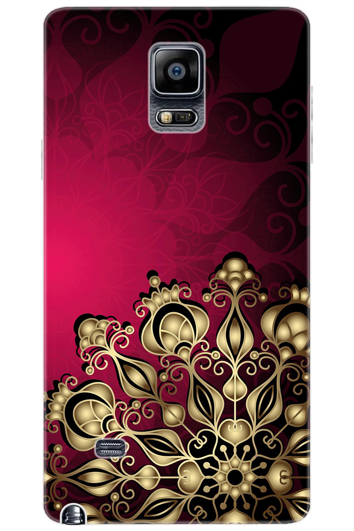 Ceppare Samsung Galaxy Note 4 (SM-N910F) Uyumlu Kılıf Desenli Silikon Desen Tasarım STK:273 CP-uJx0nXZ
