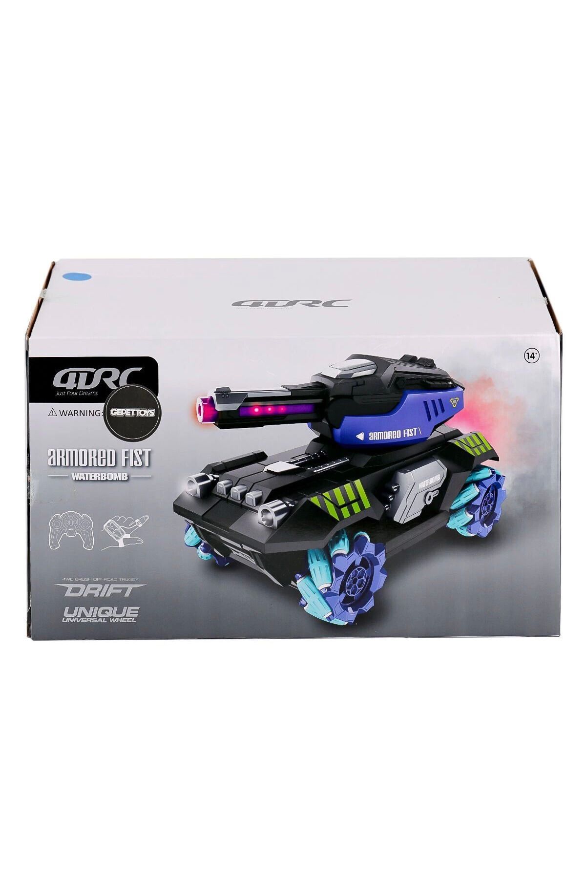 Esrion 4d-y11 Kumandalı Sesli Işıklı Drift Tank