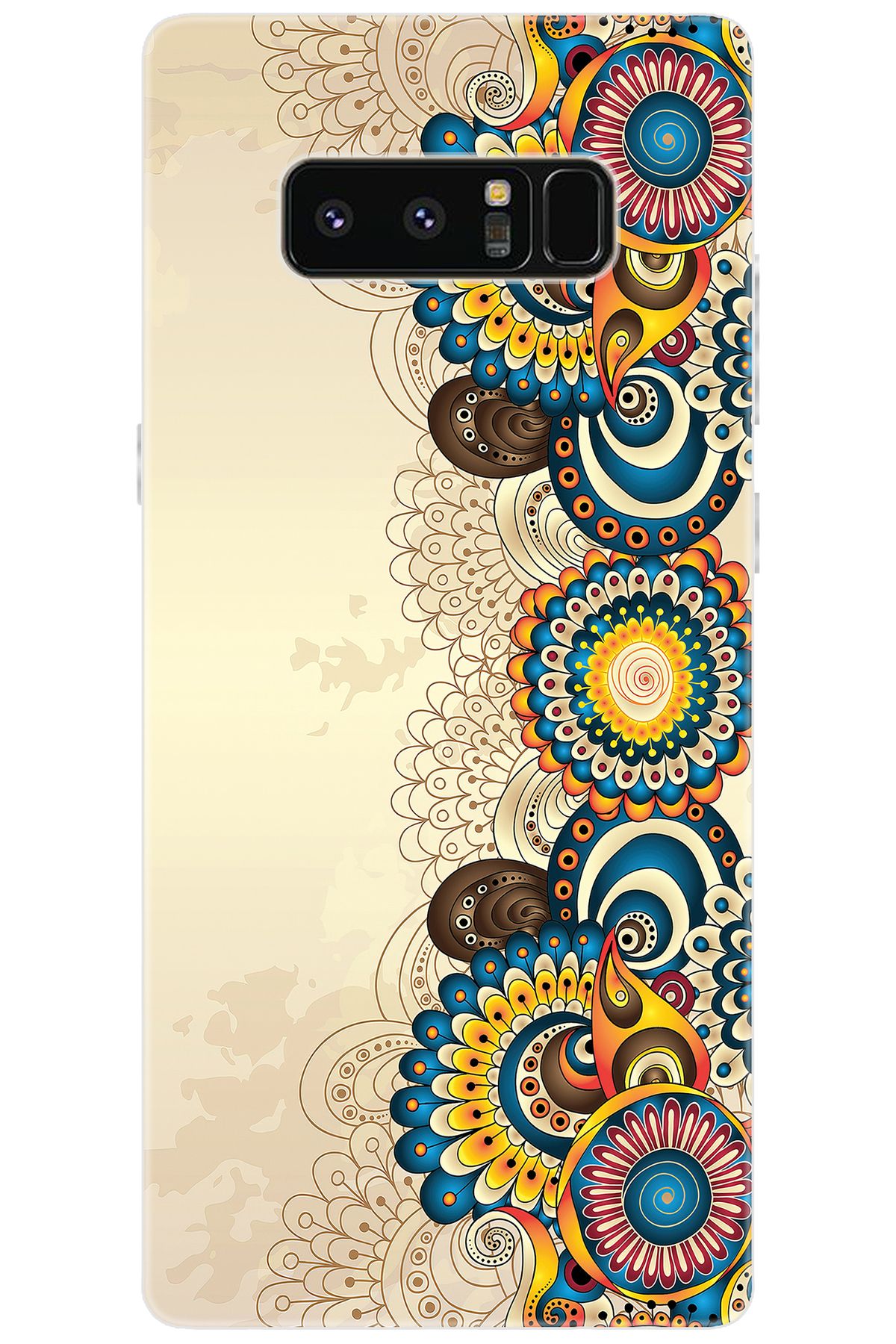 Ceppare Samsung Galaxy Note 8 (SM-N950F) Uyumlu Kılıf Desenli Silikon Dekoratif Çiçek STK:531 CP-sJSD4xW