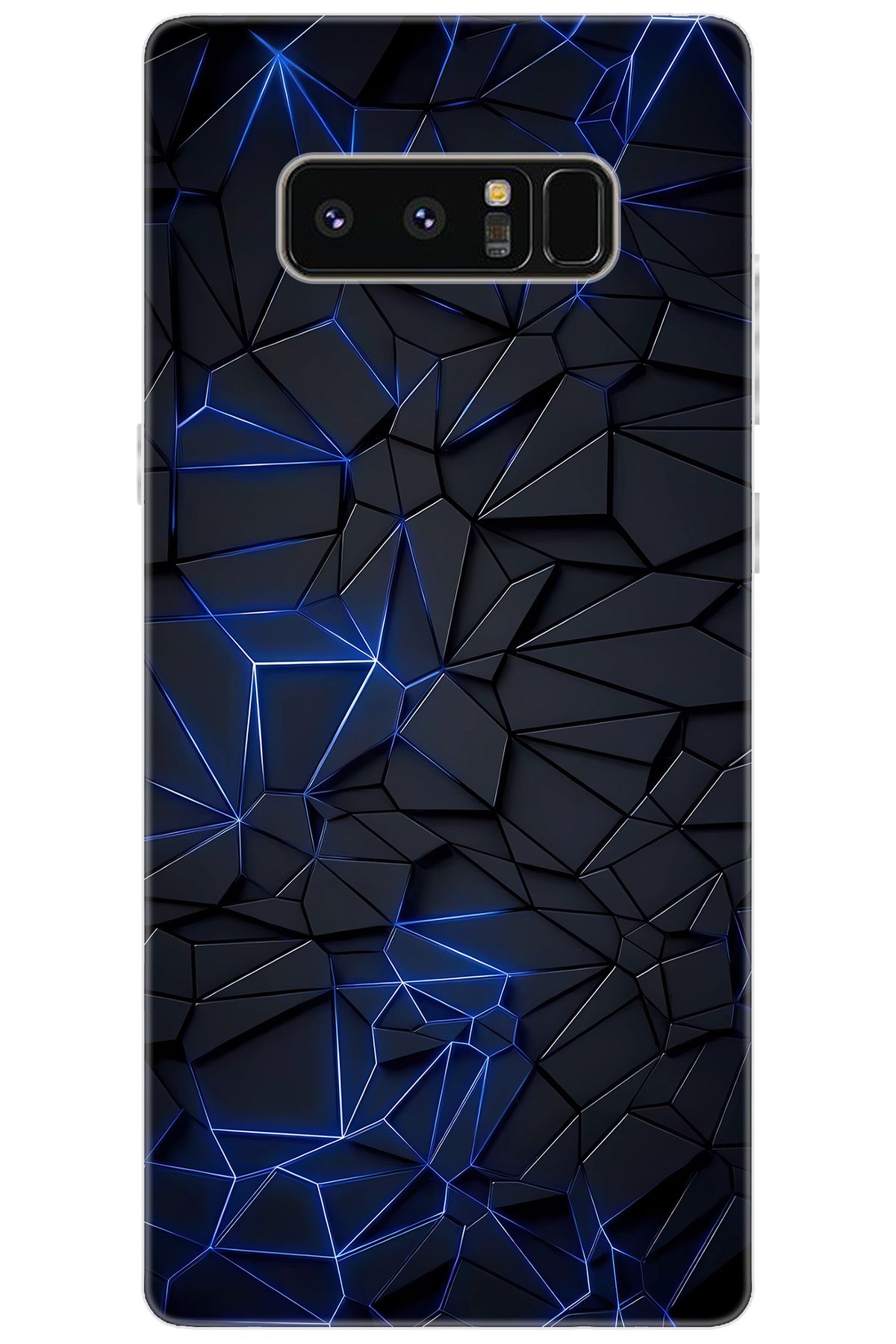 Ceppare Samsung Galaxy Note 8 (SM-N950F) Uyumlu Kılıf Desenli Silikon Prizmatik Tasarım STK:667 CP-ECBL3Gv