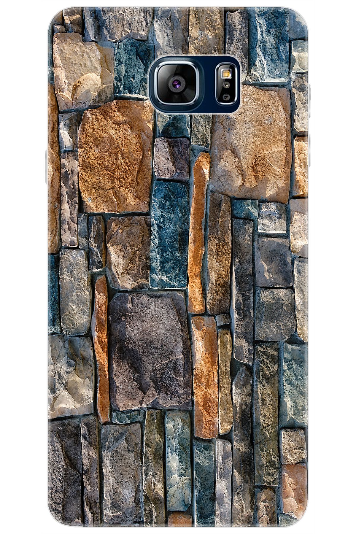 Ceppare Samsung Galaxy Note 5 (SM-N910F) Uyumlu Kılıf Desenli Silikon Taş Duvar STK:233 CP-fN7GTzl