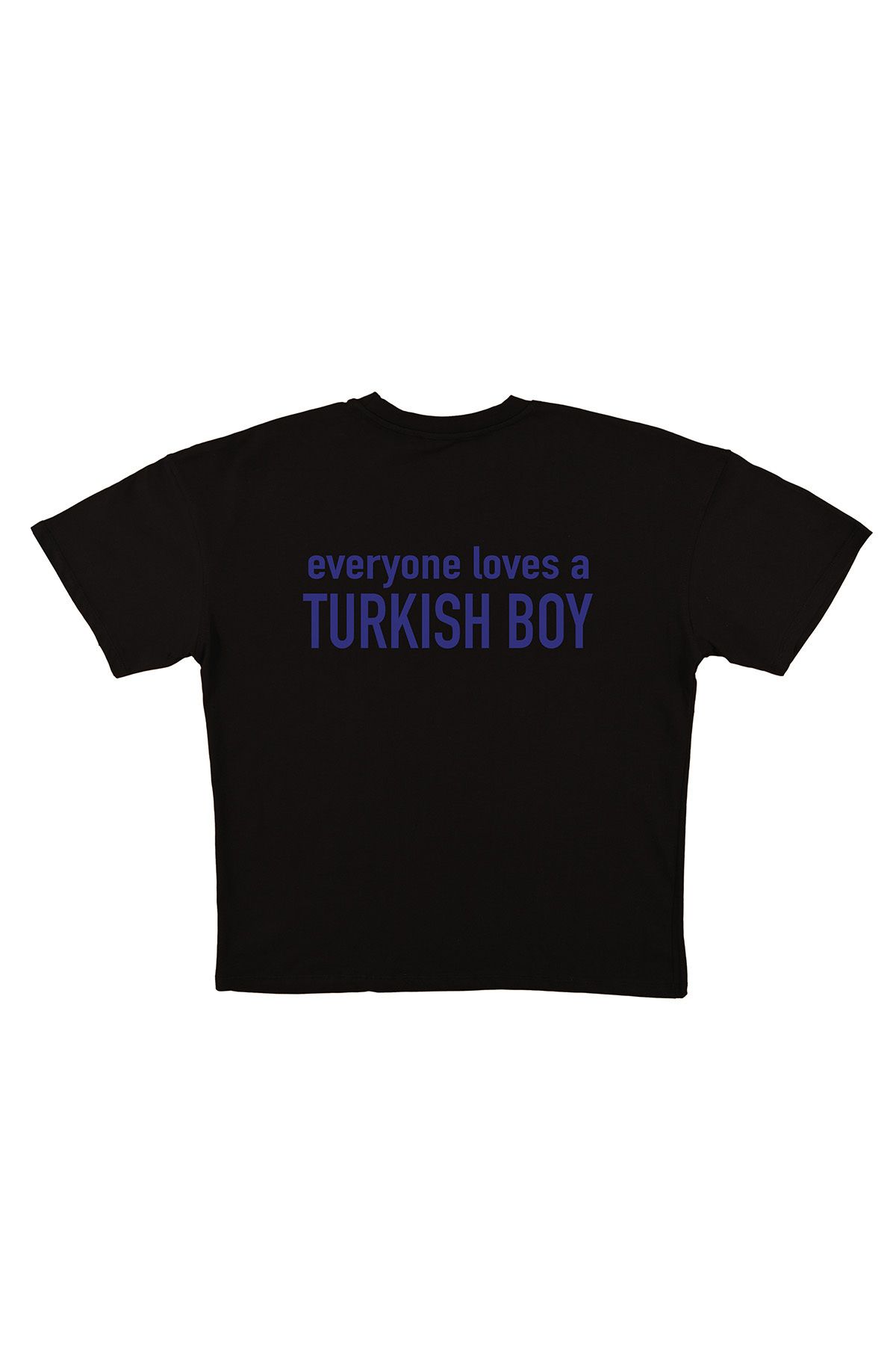 urbvn Boys Baskılı Siyah Oversize T-shirt