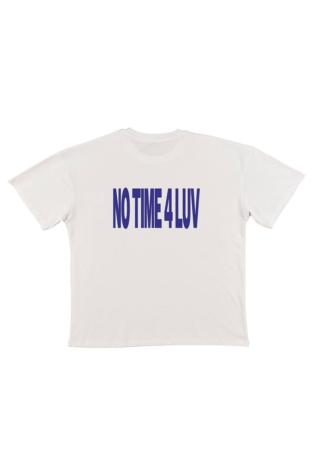 urbvn LUV Baskılı Beyaz Oversize T-shirt