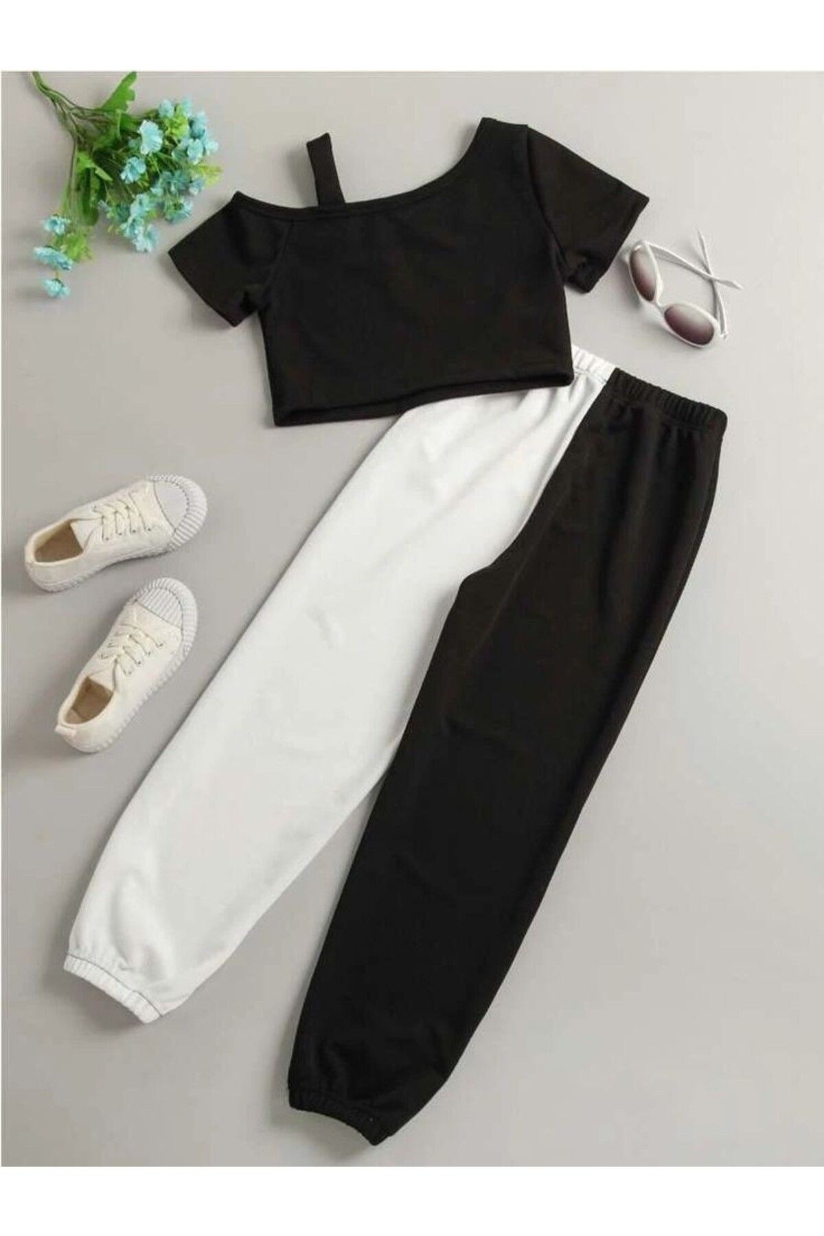 shop 2 li kız çocuk kombin yazlık