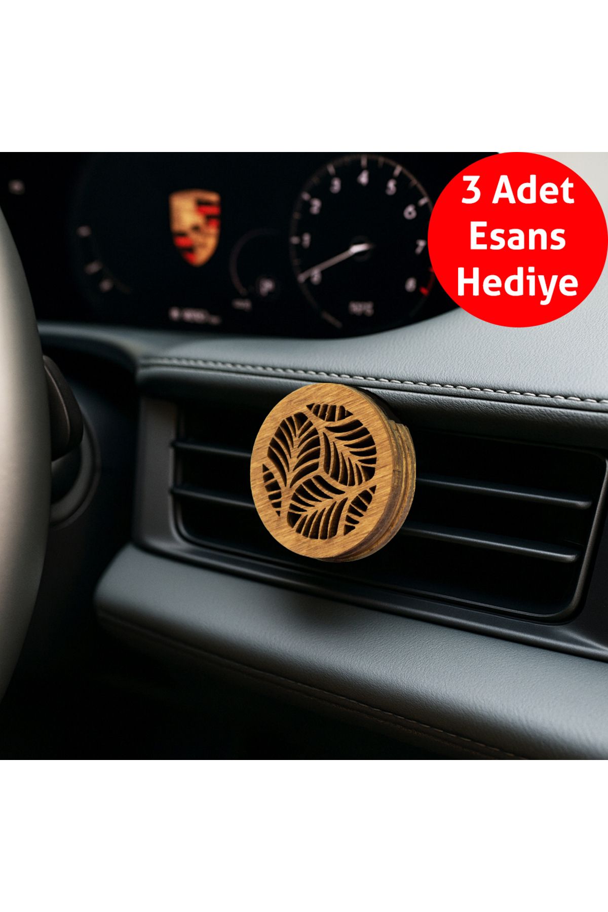 JACOS Frager Ahşap Araba Kokusu Difüzör Oto Koku Gül Lilac Lotus Hediye Esans m016