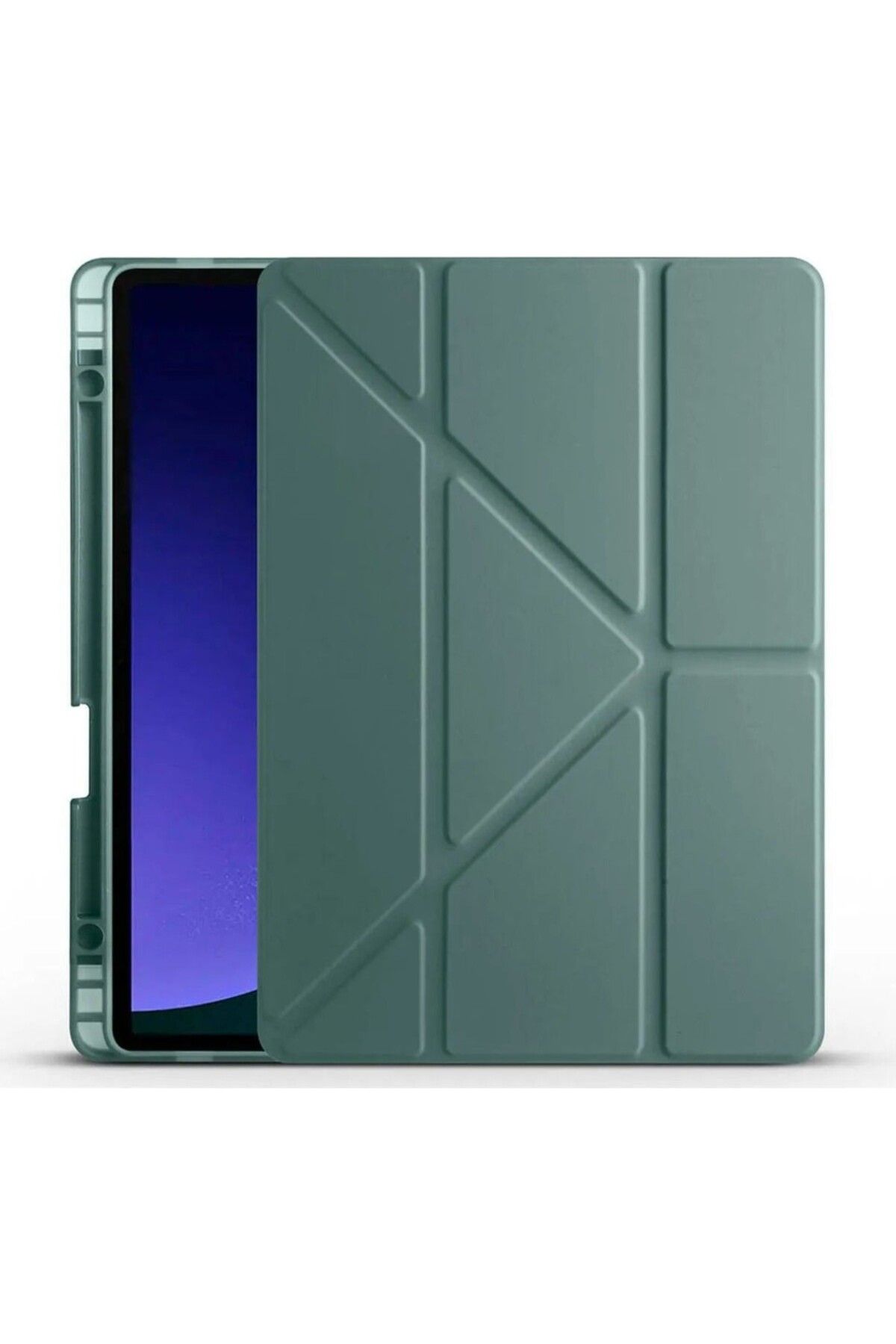 Zentico Samsung Galaxy Tab S6 Lite P610/P620 Uyumlu Origami Kalem Bölmeli Standlı Kılıf