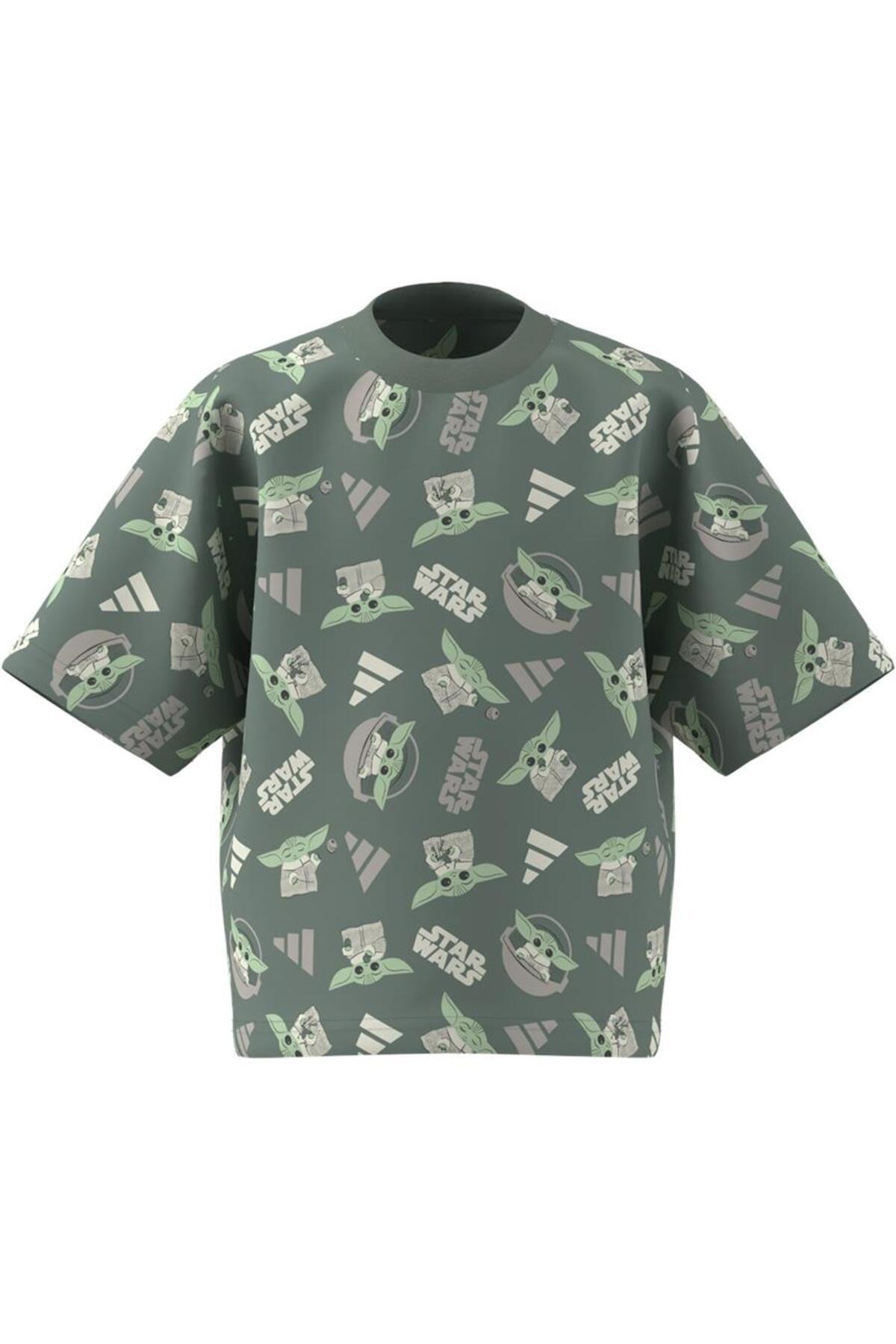 adidas Unisex Çocuk Yeşil T-Shirt LK SW MNDO T JF3650 - Fiyatı