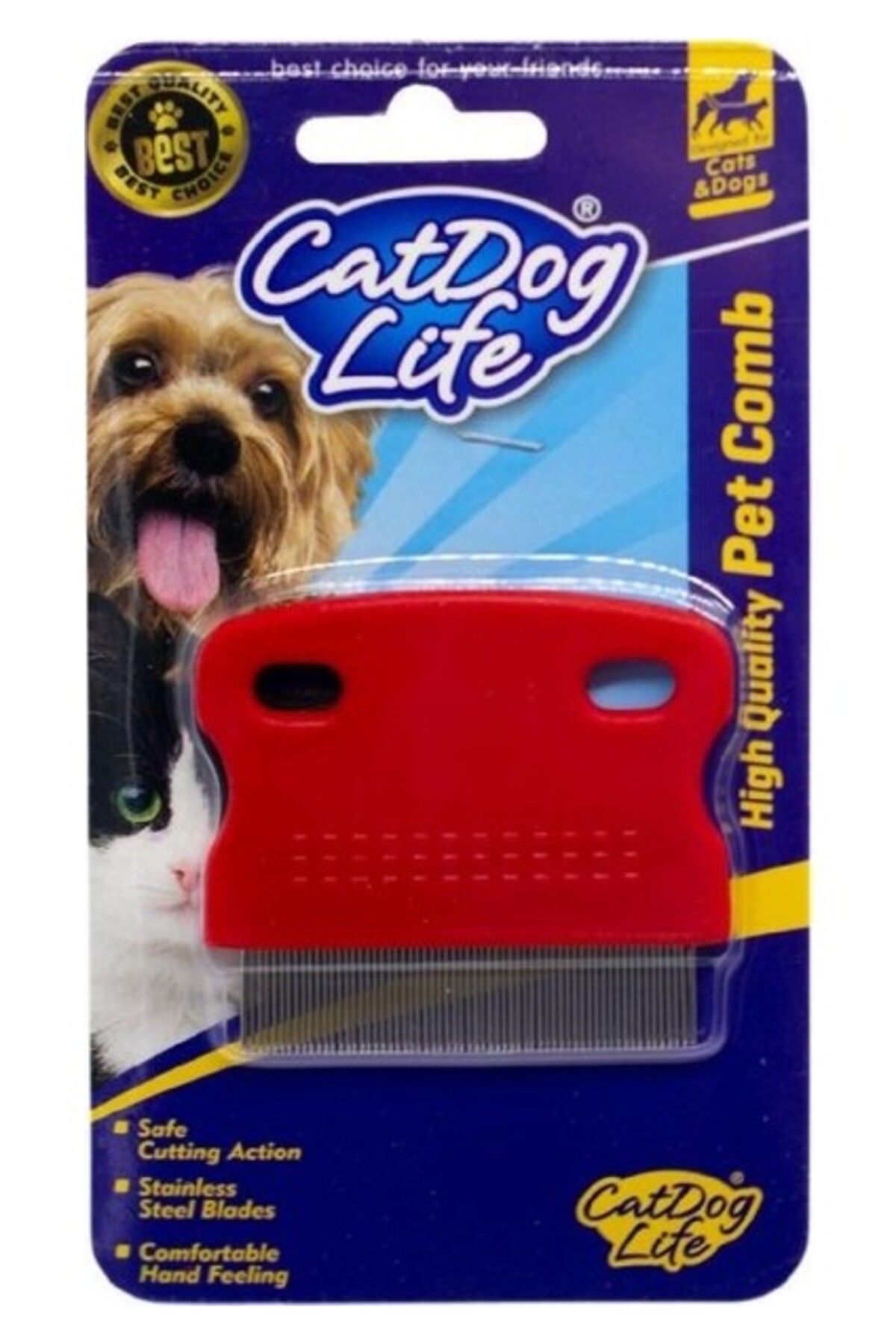 Orqinel Catdoglife 201009 Kedi ve Köpekler Için Tımar Tarağı