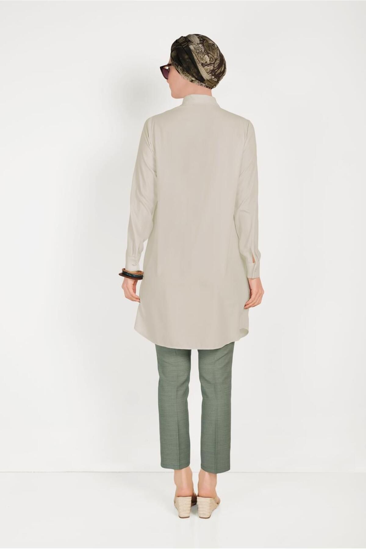 Alvina-Classic Tunic with Hidden Buttons 40442 3