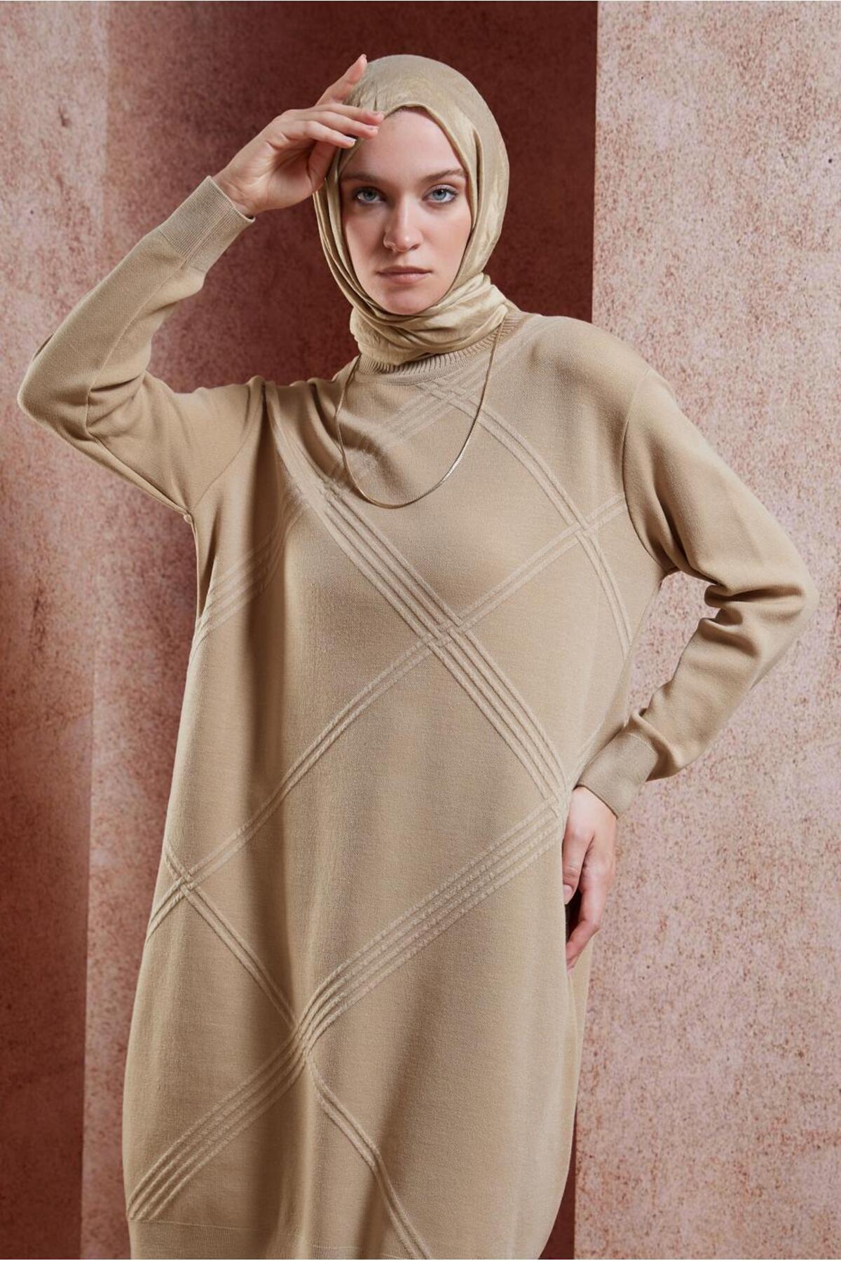 آلوینا تونیک بافتنی ساده ۴۴۹۰۷